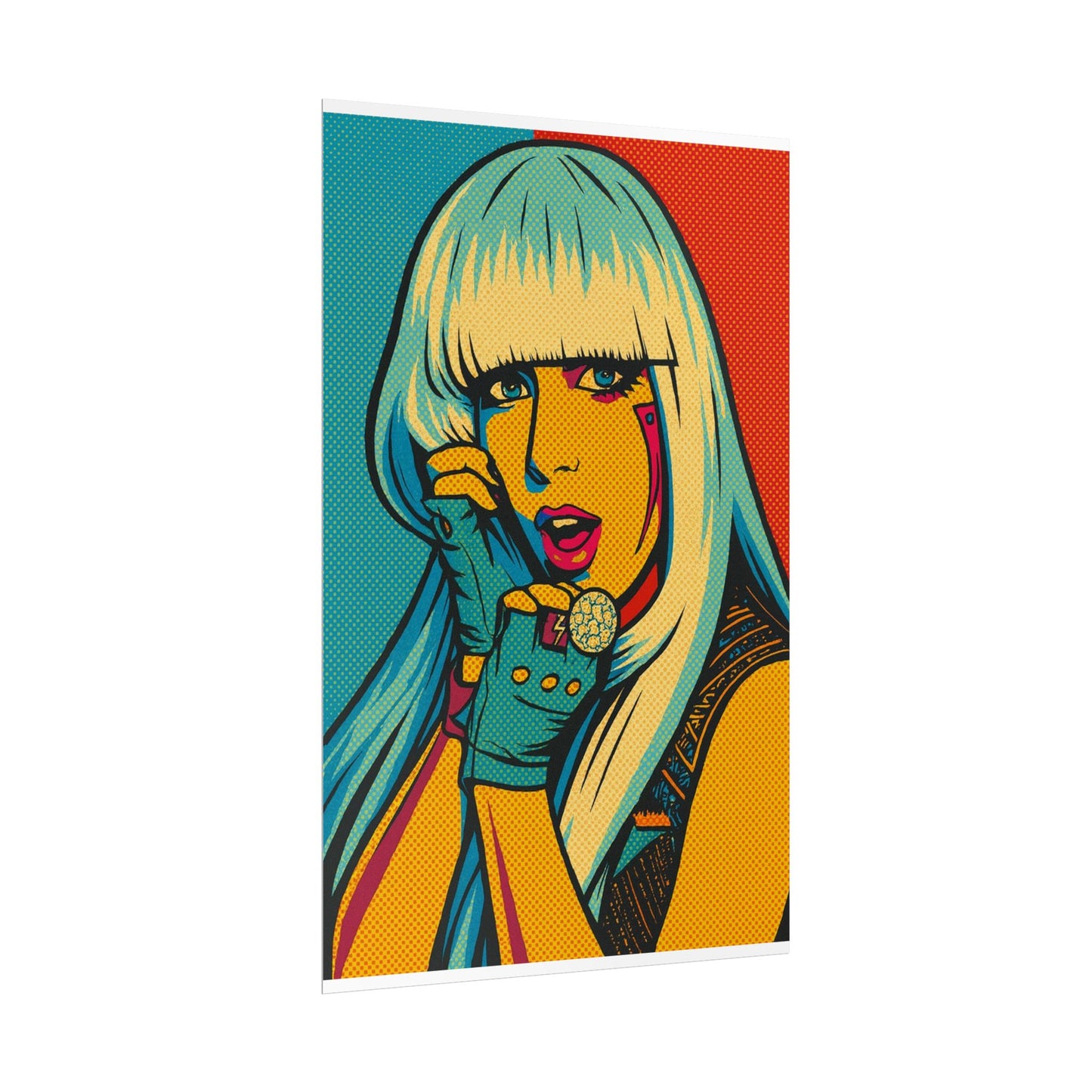 Lady G a g a Pop Art Poster