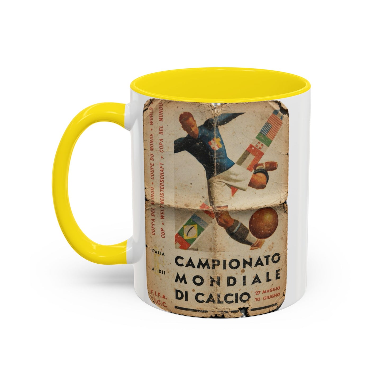 Italy 1934 World Cup Poster Coffee Mug (11, 15oz)