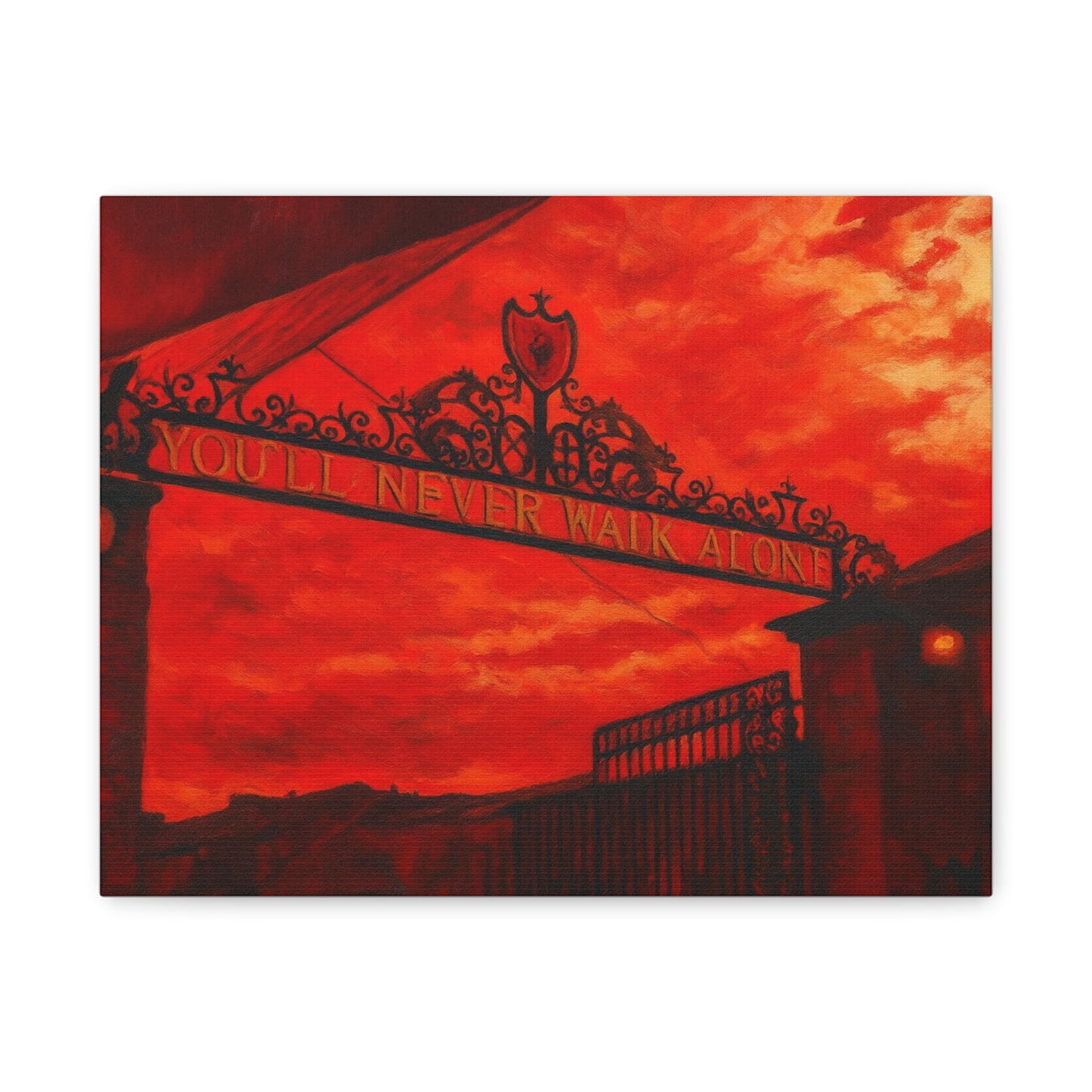 Liverpool FC Shankly Gates Art Print Canvas