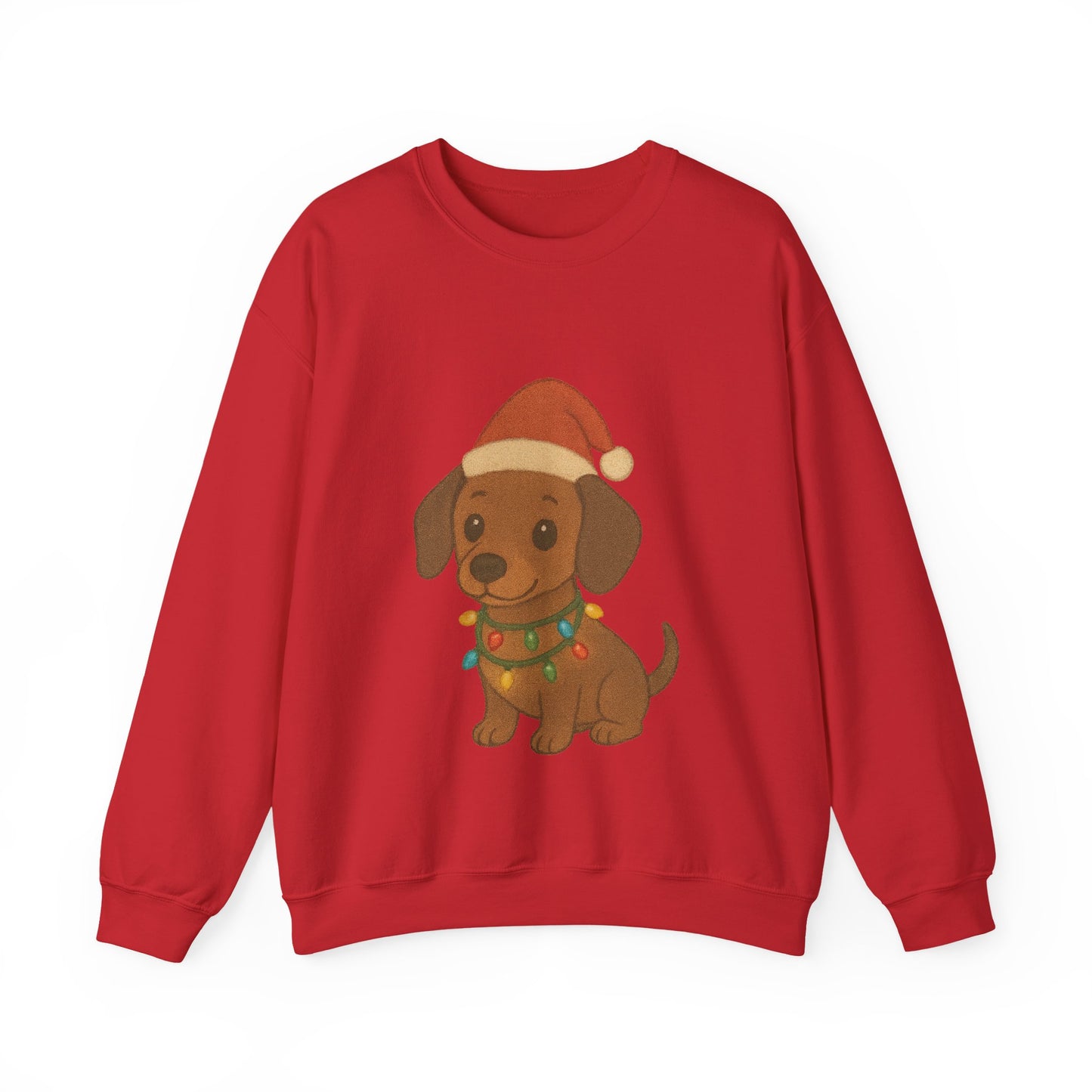Christmas Dachshund Puppy Christmas Sweatshirt