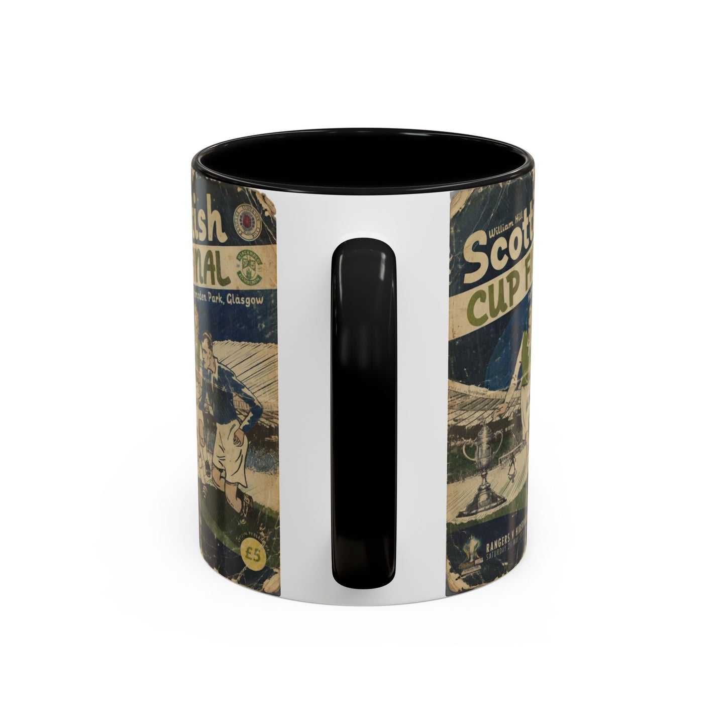 2016 Scottish Challenge Cup Final Hibernian Rangers Programme Poster Accent Coffee Mug (11, 15oz)