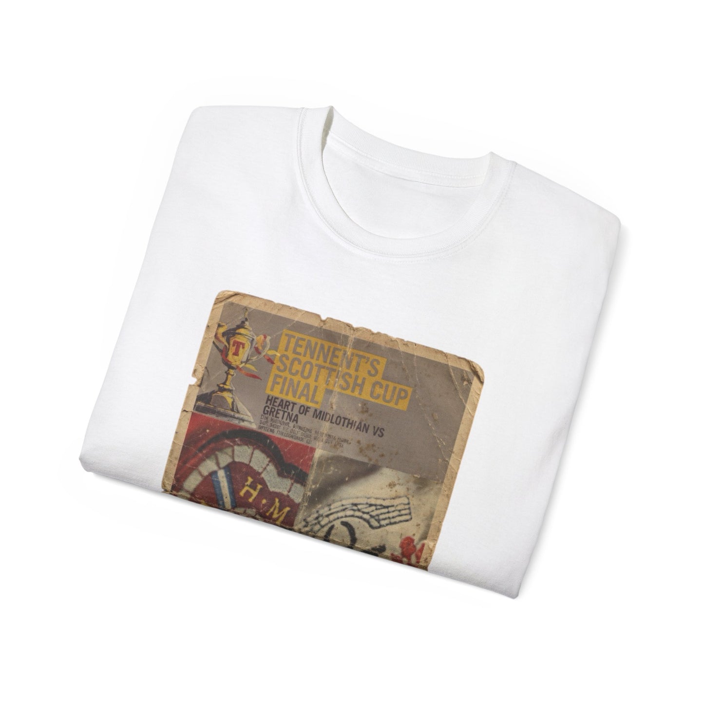 2006 Scottish Challenge Cup Final Hearts Gretna Unisex Ultra Cotton Tee