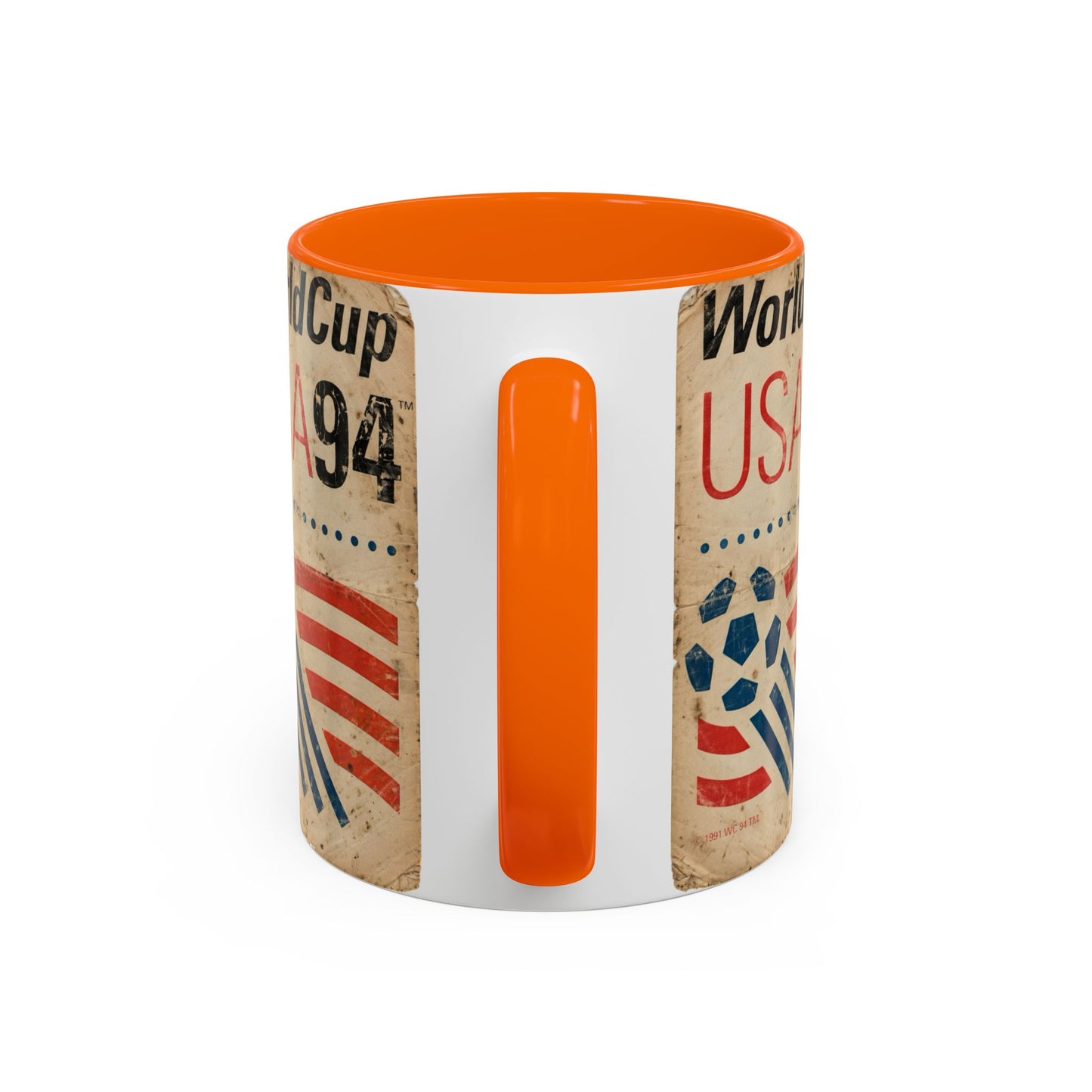 USA 94 World Cup Ball and Stripes Coffee Mug (11, 15oz)