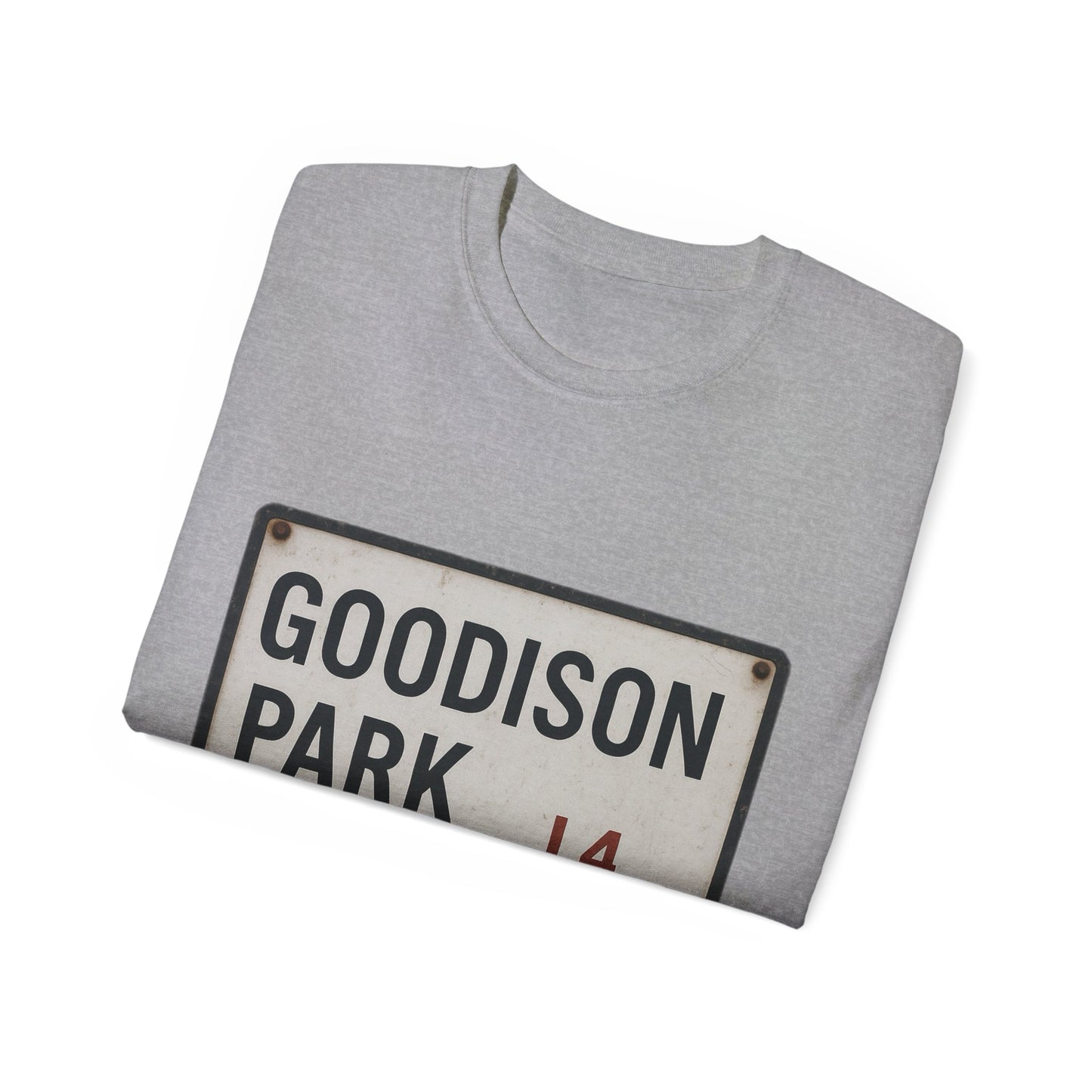 Goodison Park Everton Road Sign T-Shirt