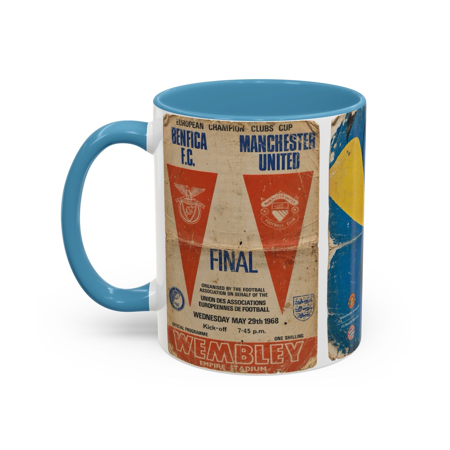 Manchester United European Cup Champions League Poster Coffee Mug (11, 15oz)