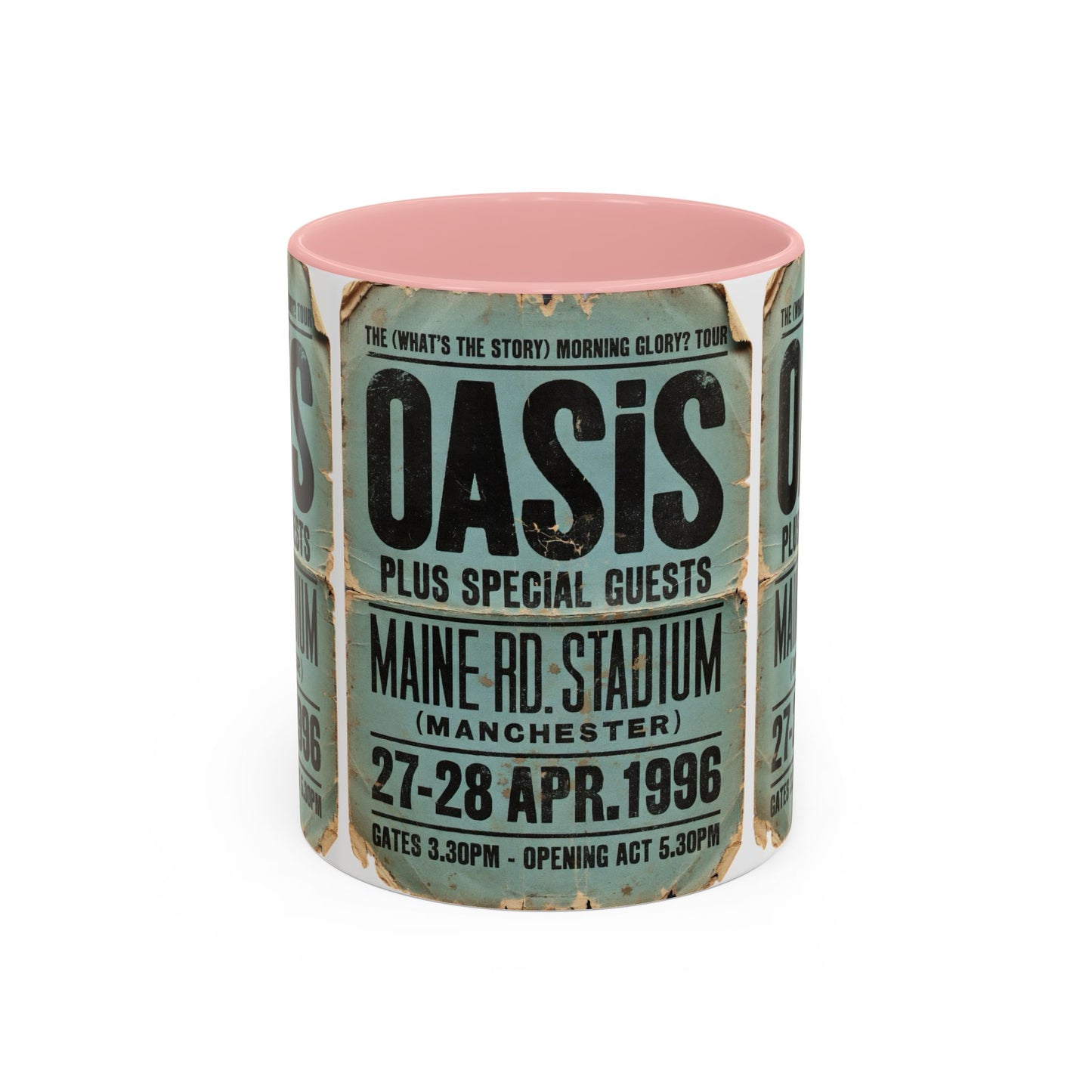 Oasis Maine Road 1996 Poster Coffee Mug (11, 15oz)