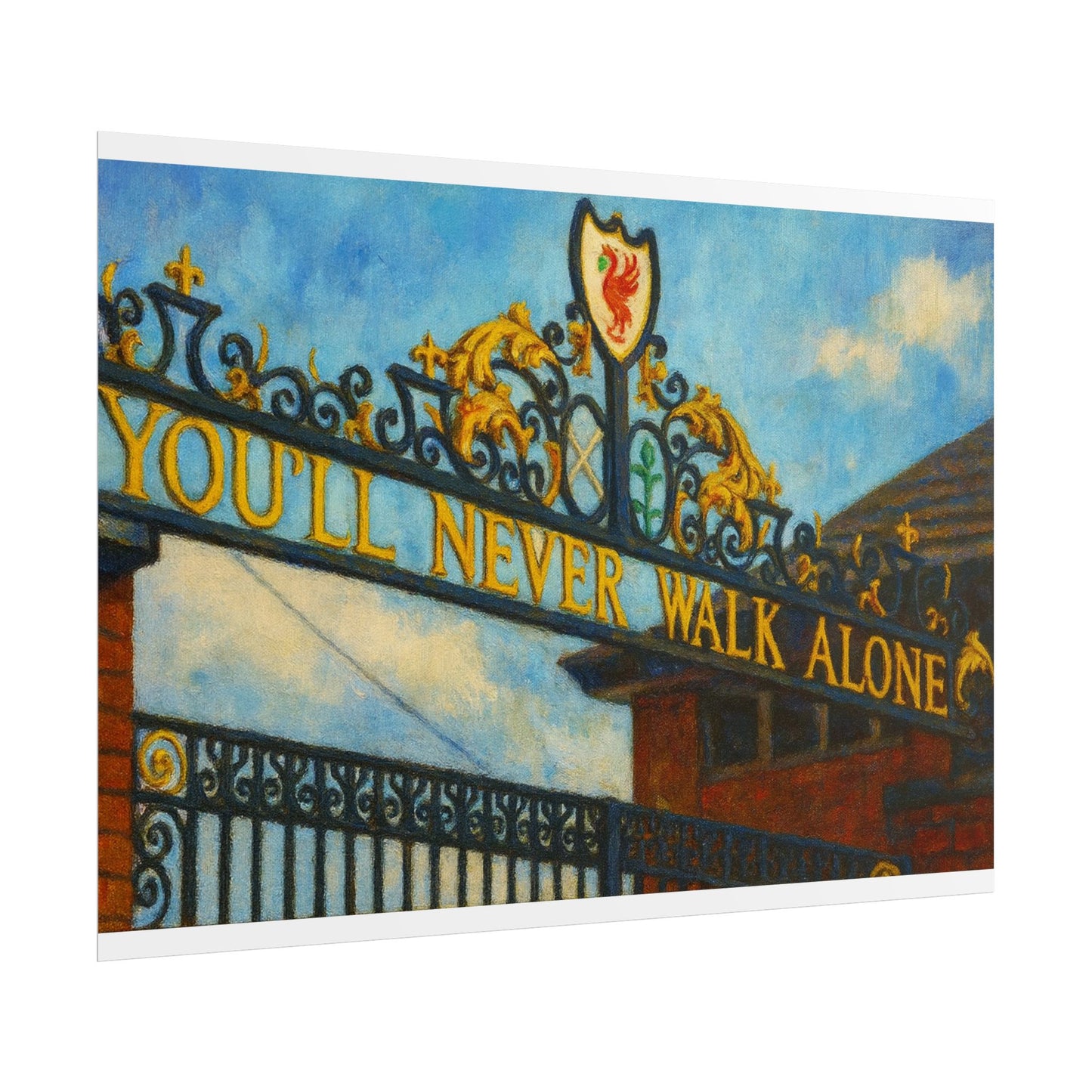 Liverpool FC Shankly Gates Art Poster