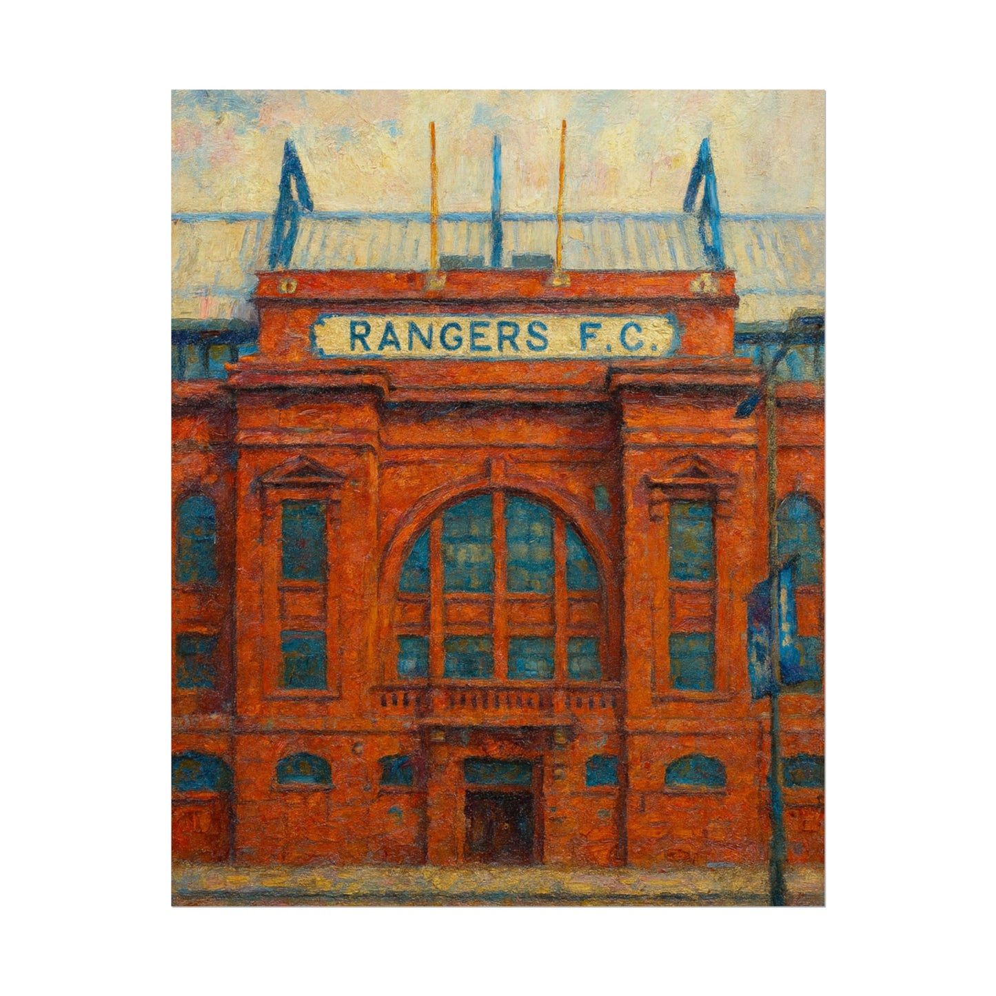 Ibrox Stadium Rangers FC Rolled Posters