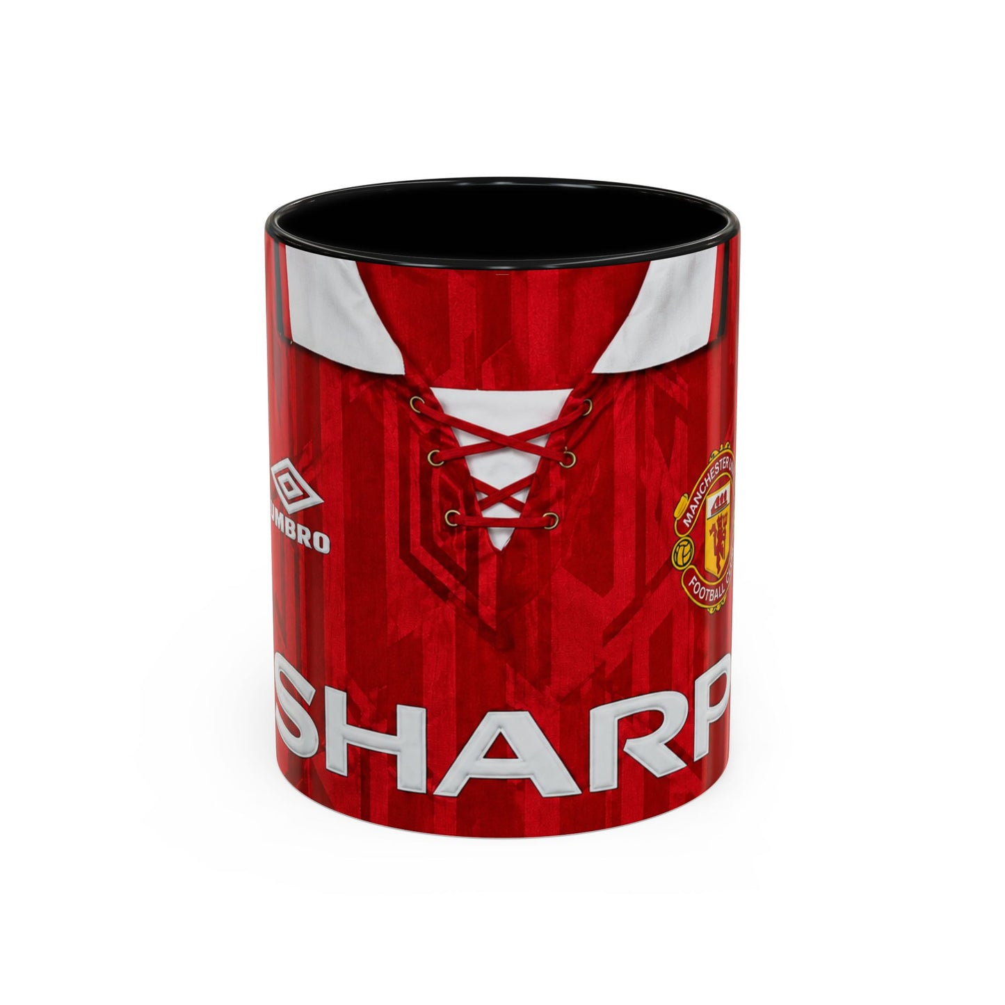 Manchester United 1992 - 94 Shirt Accent Coffee Mug (11, 15oz)