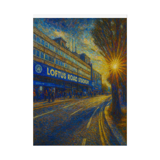 Queens Park Rangers Loftus Road Stadium Rolled Poster