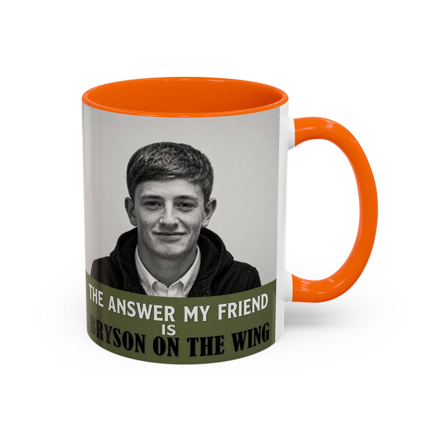 Bryson Appleton The Answer My Friend - Prestwich Heys Accent Coffee Mug (11, 15oz)