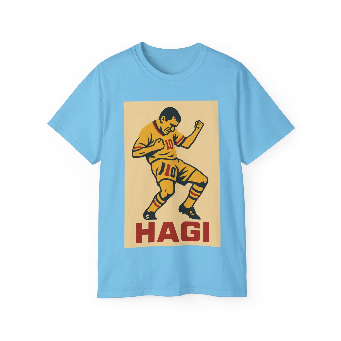 Gheorghe Hagi Propaganda Poster - Romania
