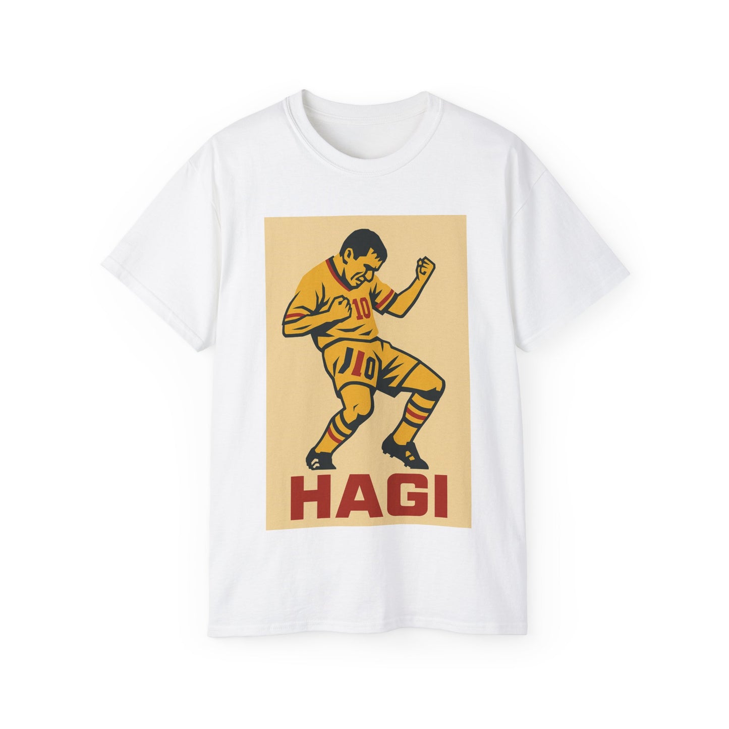 Gheorghe Hagi Propaganda Poster - Romania