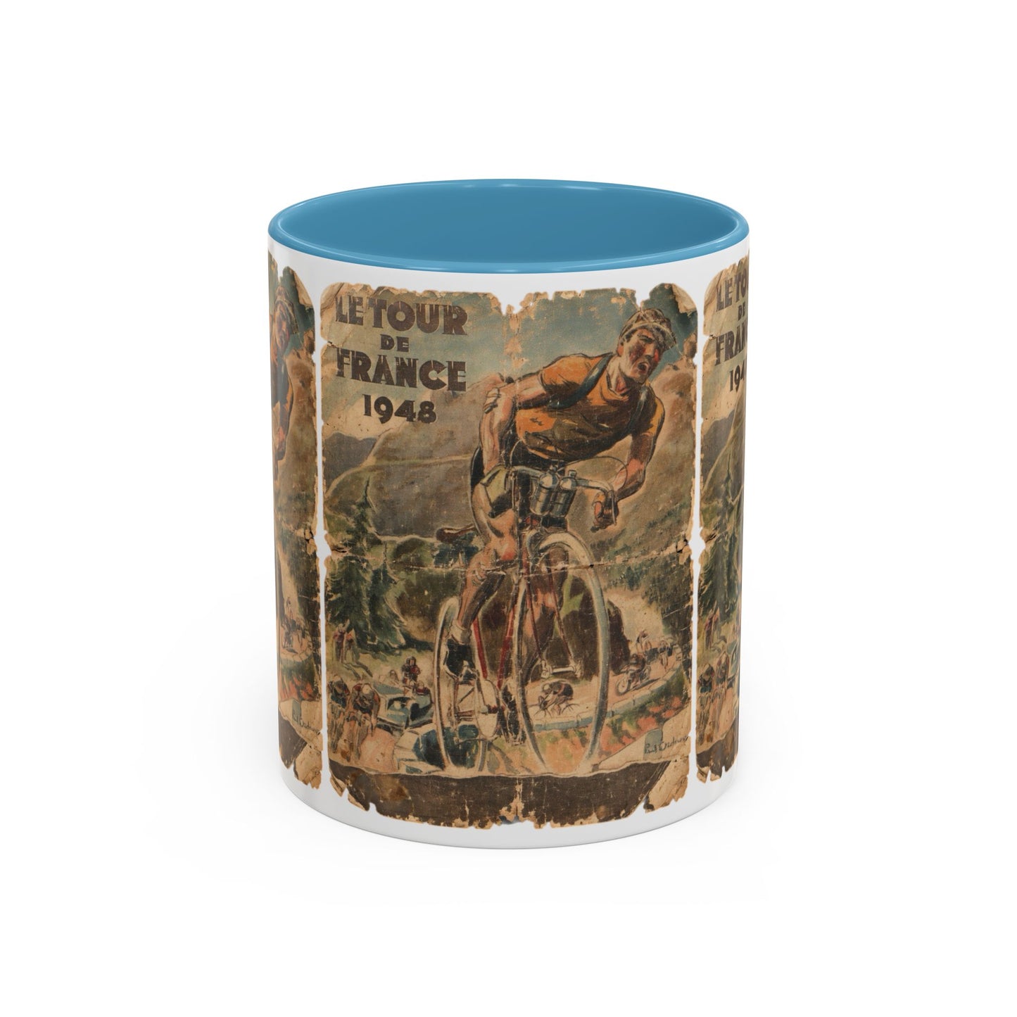 Tour De France 1948 Poster Coffee Mug (11, 15oz)