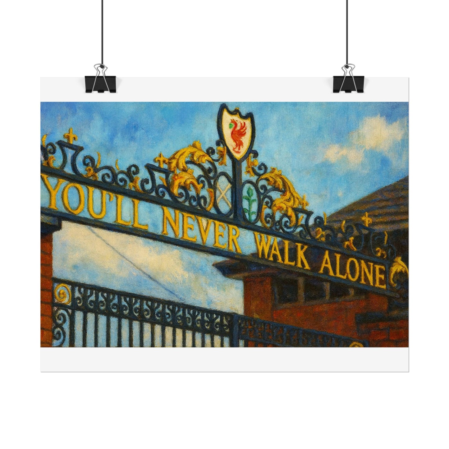 Liverpool FC Shankly Gates Art Poster
