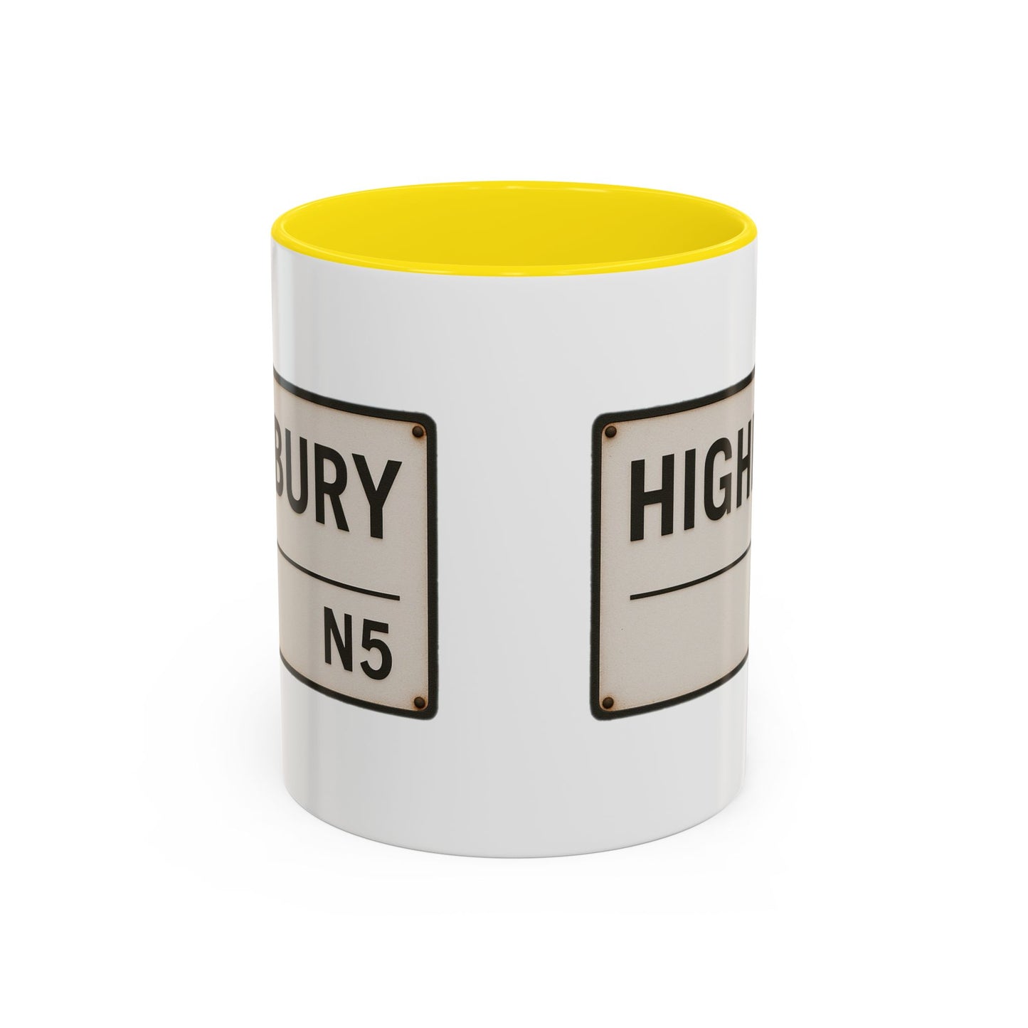 Highbury Arsenal Road Sign Mug