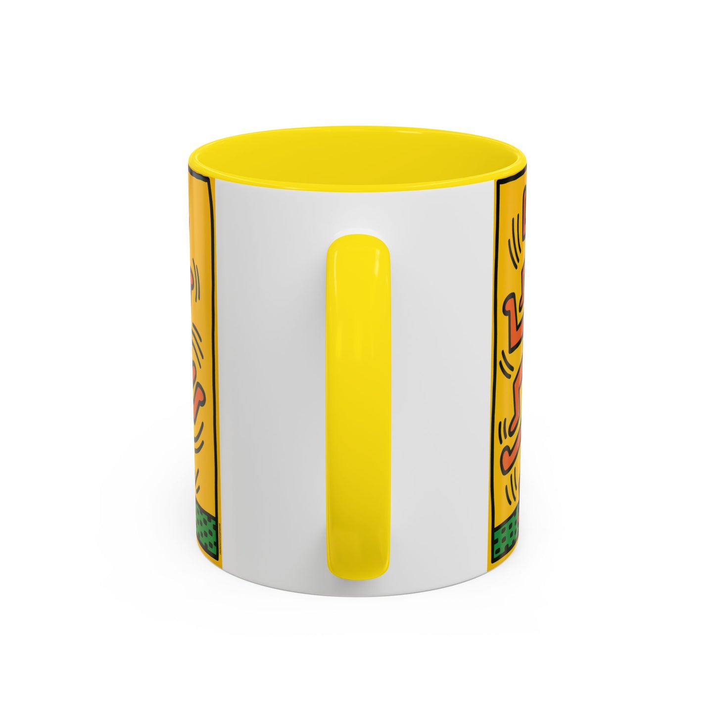 Keith Haring Plate No. 1 (from the Growing suite) Orange Mug