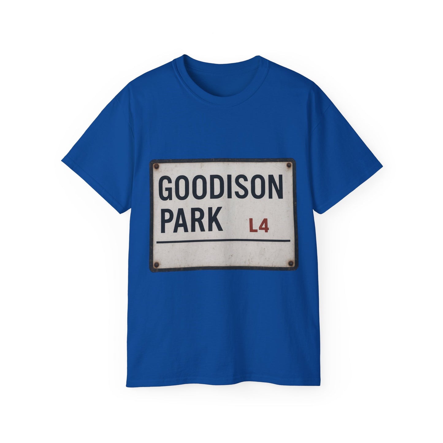 Goodison Park Everton Road Sign T-Shirt