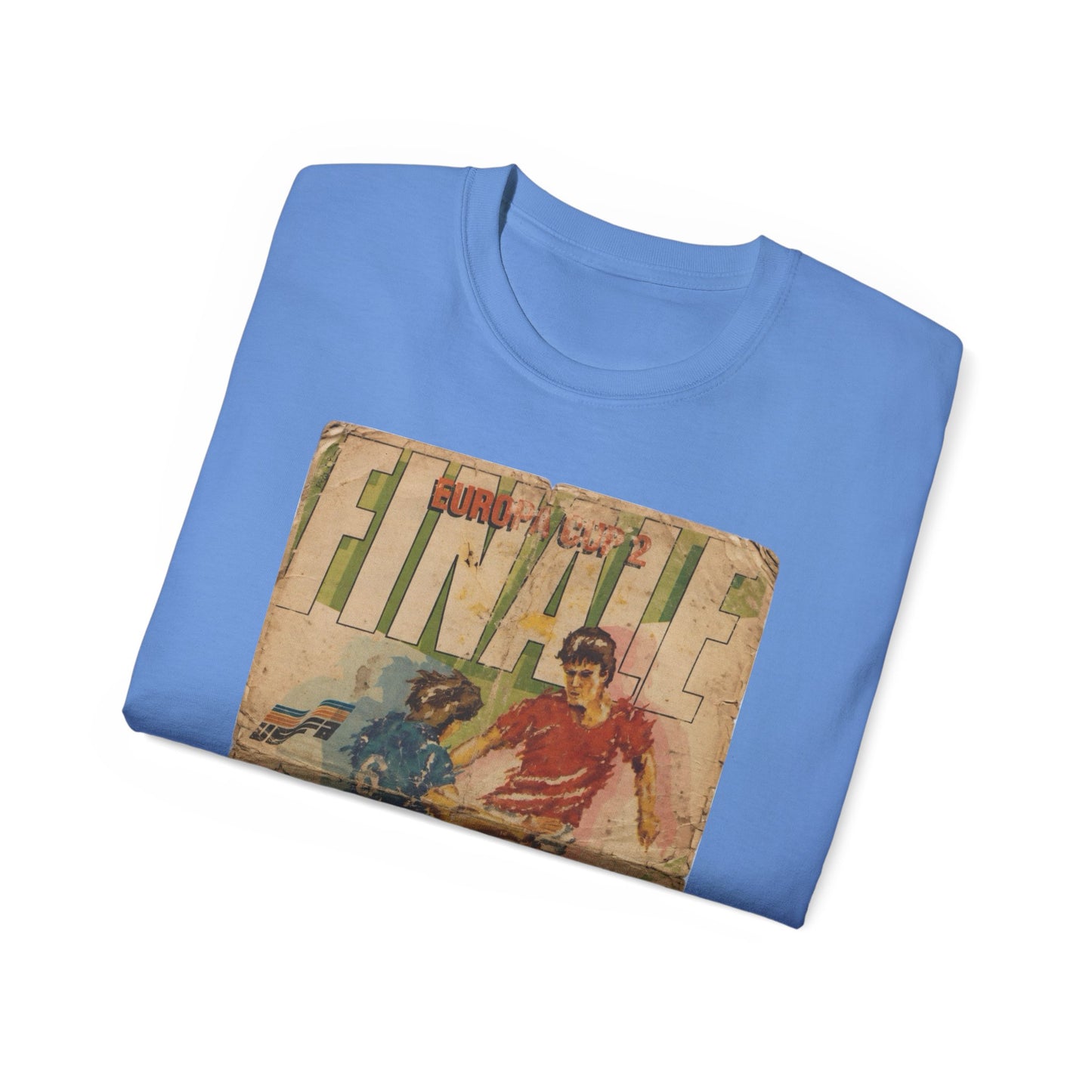 1985 European Cup Winners Cup Final Everton Rapid Vienna Poster Unisex Ultra Cotton Tee