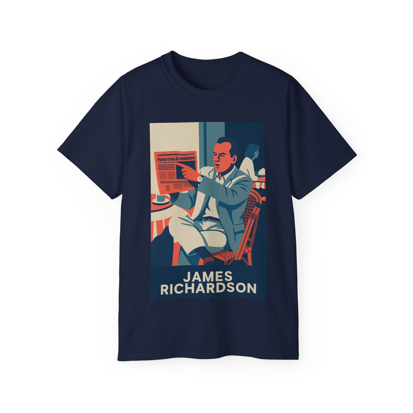 James Richardson Football Italia Channel 4 T-Shirt