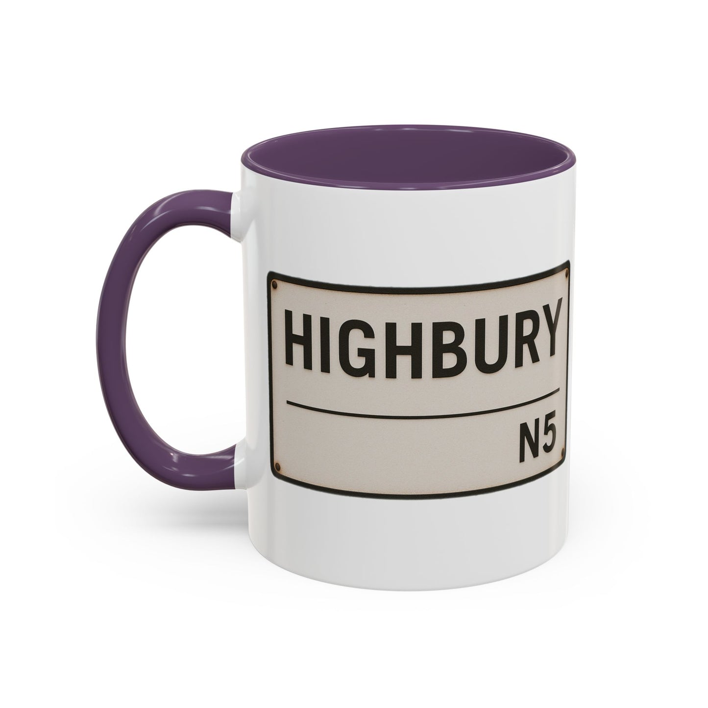 Highbury Arsenal Road Sign Mug