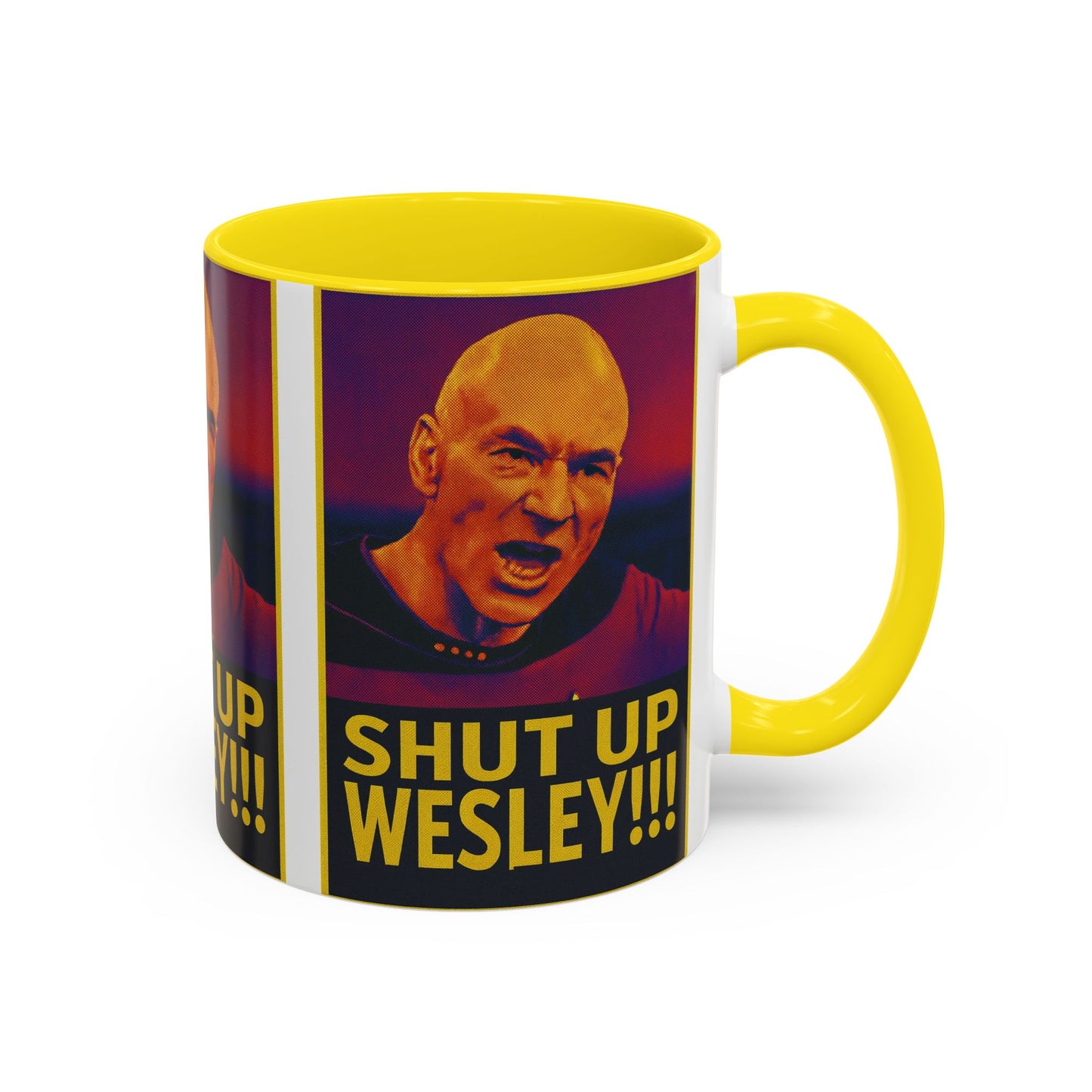 Captain Picard Shut Up Wesley! Mug