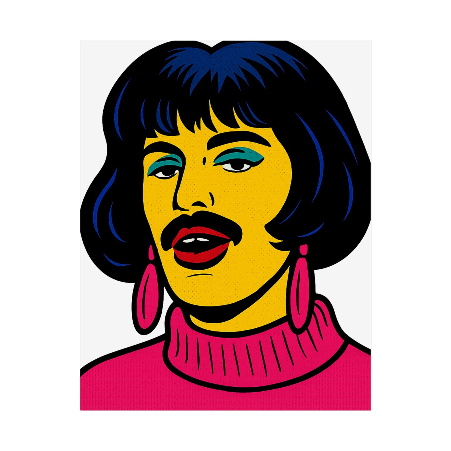 Mercury Pop Art I Want To Break Free Poster