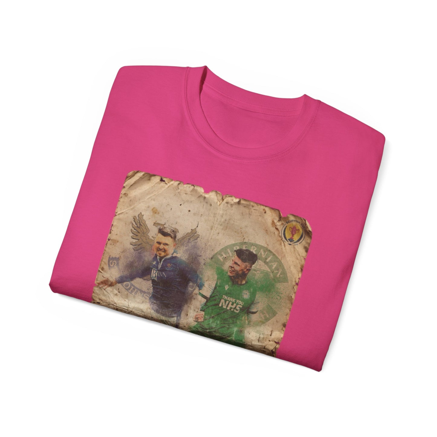 2021 Scottish challenge cup final St Johnstone Hibernian Programme Poster Unisex Ultra Cotton Tee