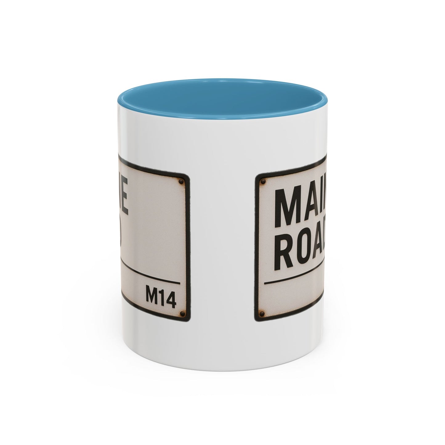 Maine Road Manchester City Road Sign Mug