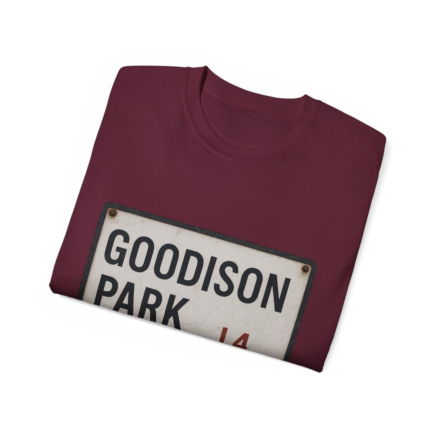 Goodison Park Everton Road Sign T-Shirt