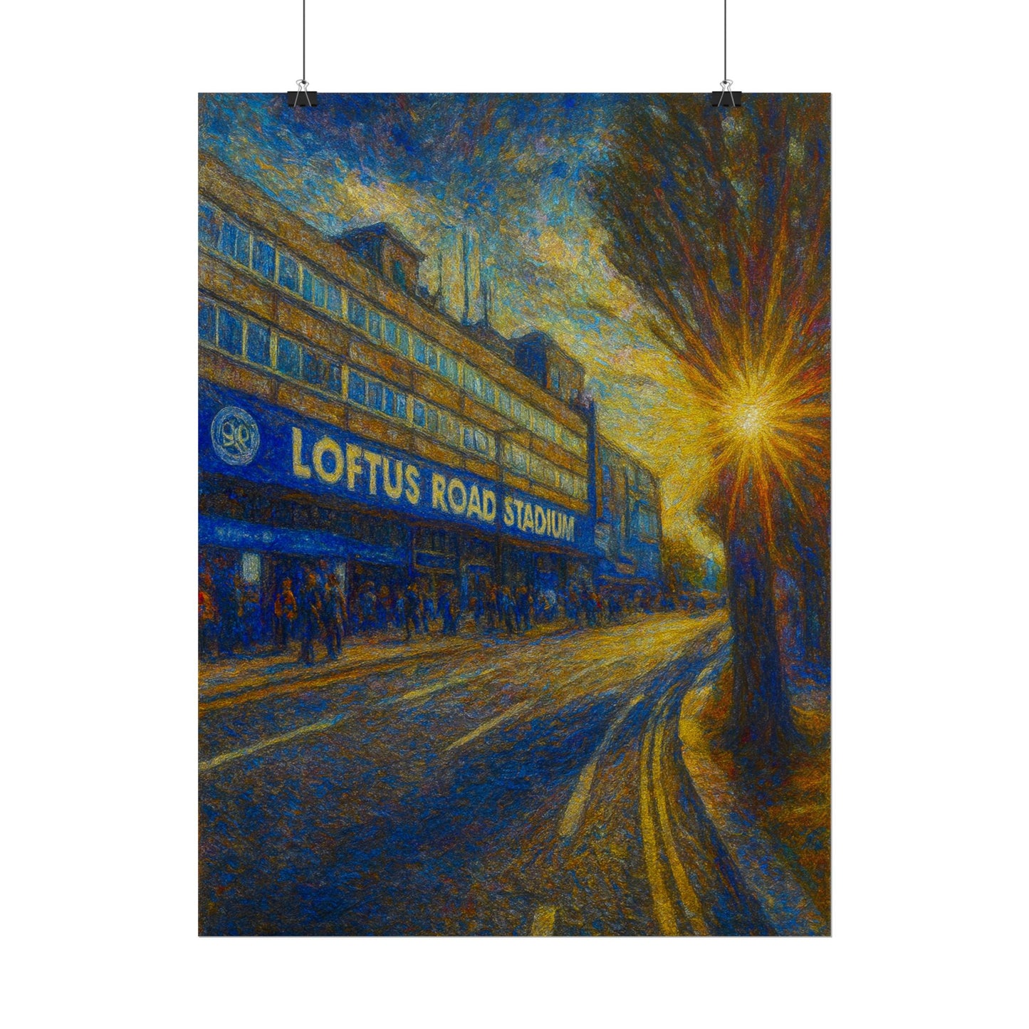 Queens Park Rangers Loftus Road Stadium Rolled Poster