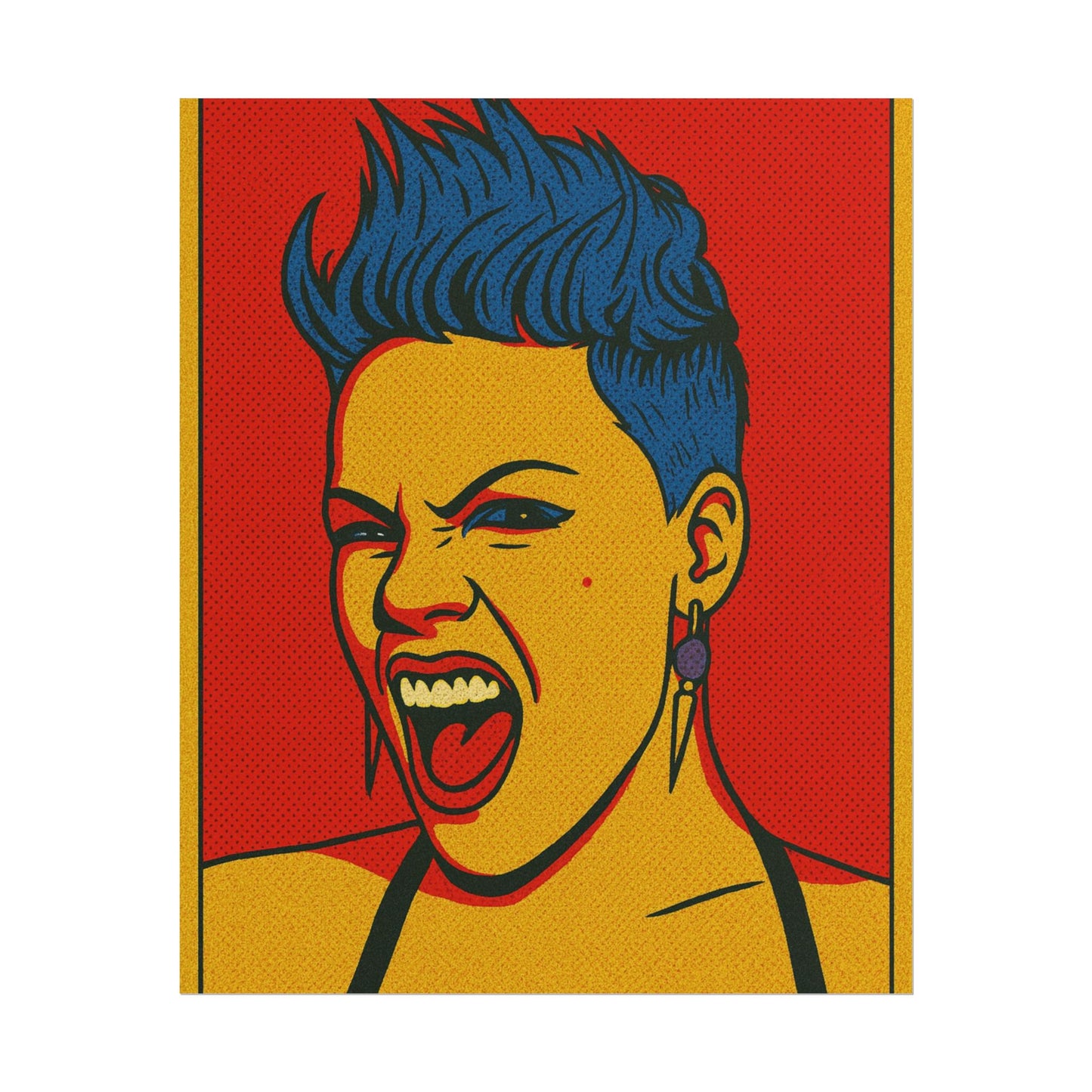 Pink Pop Art Poster