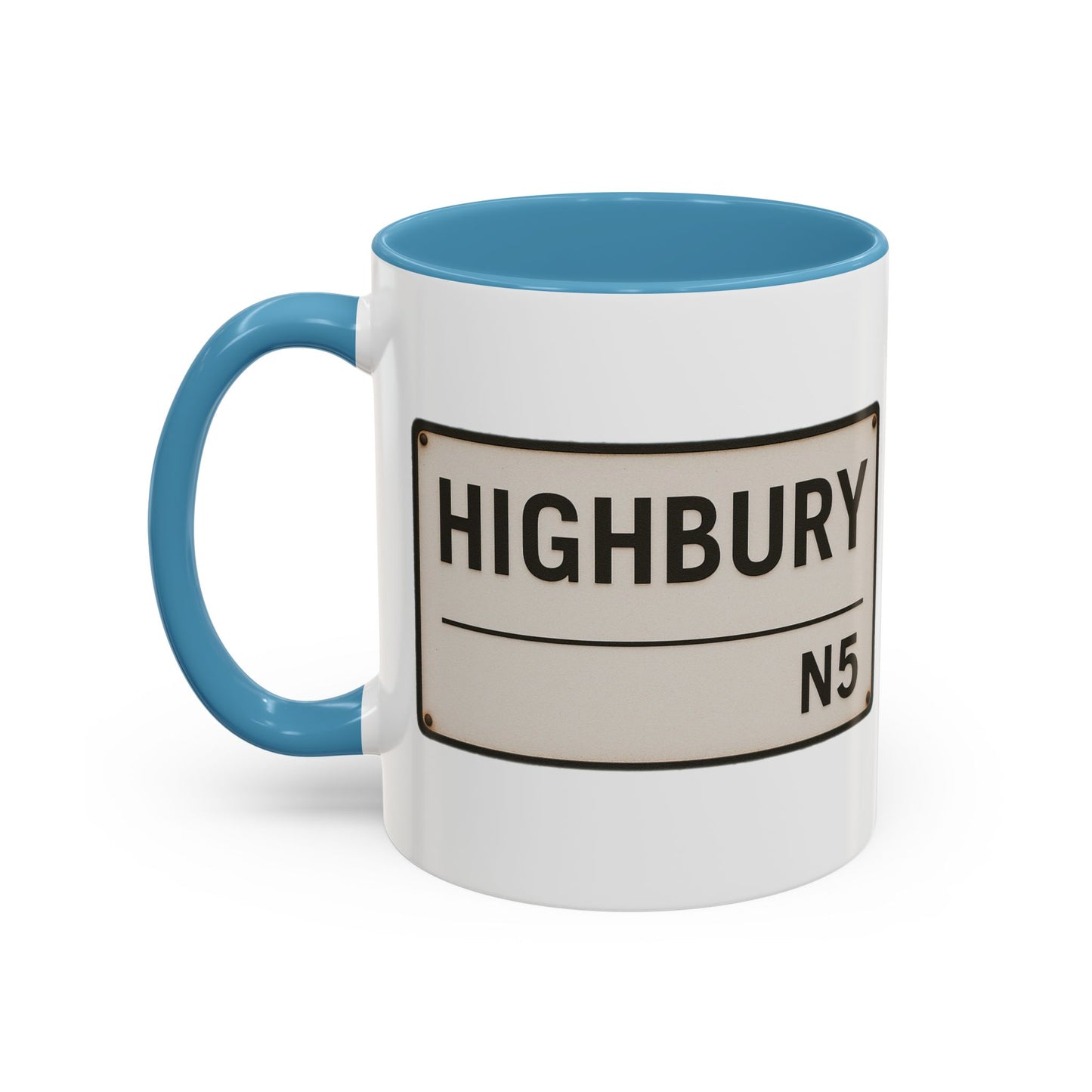 Highbury Arsenal Road Sign Mug