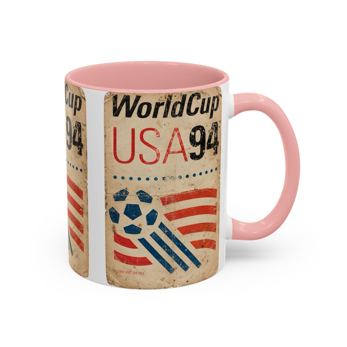 USA 94 World Cup Ball and Stripes Coffee Mug (11, 15oz)