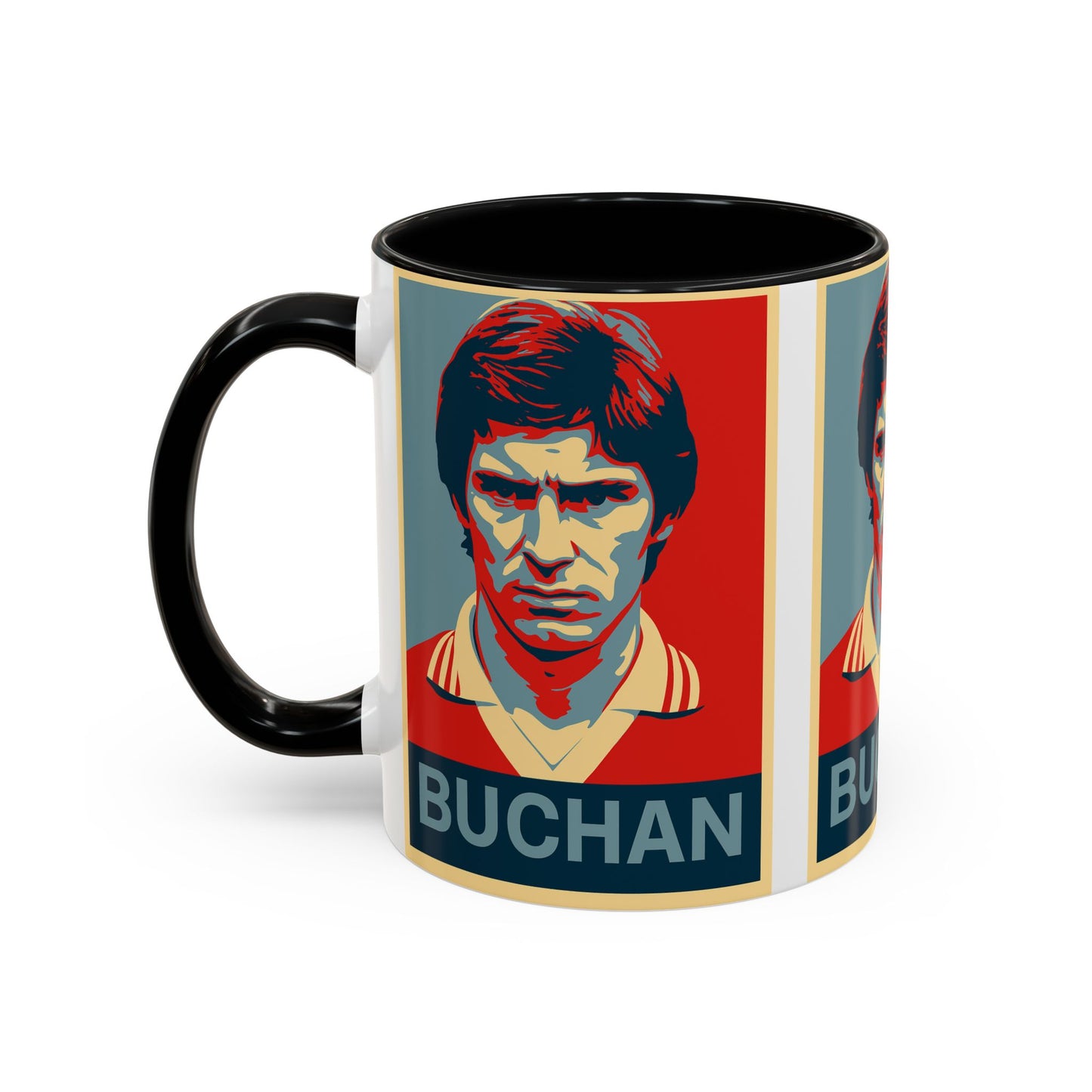 Martin Buchan Hope Poster Mug - Manchester United