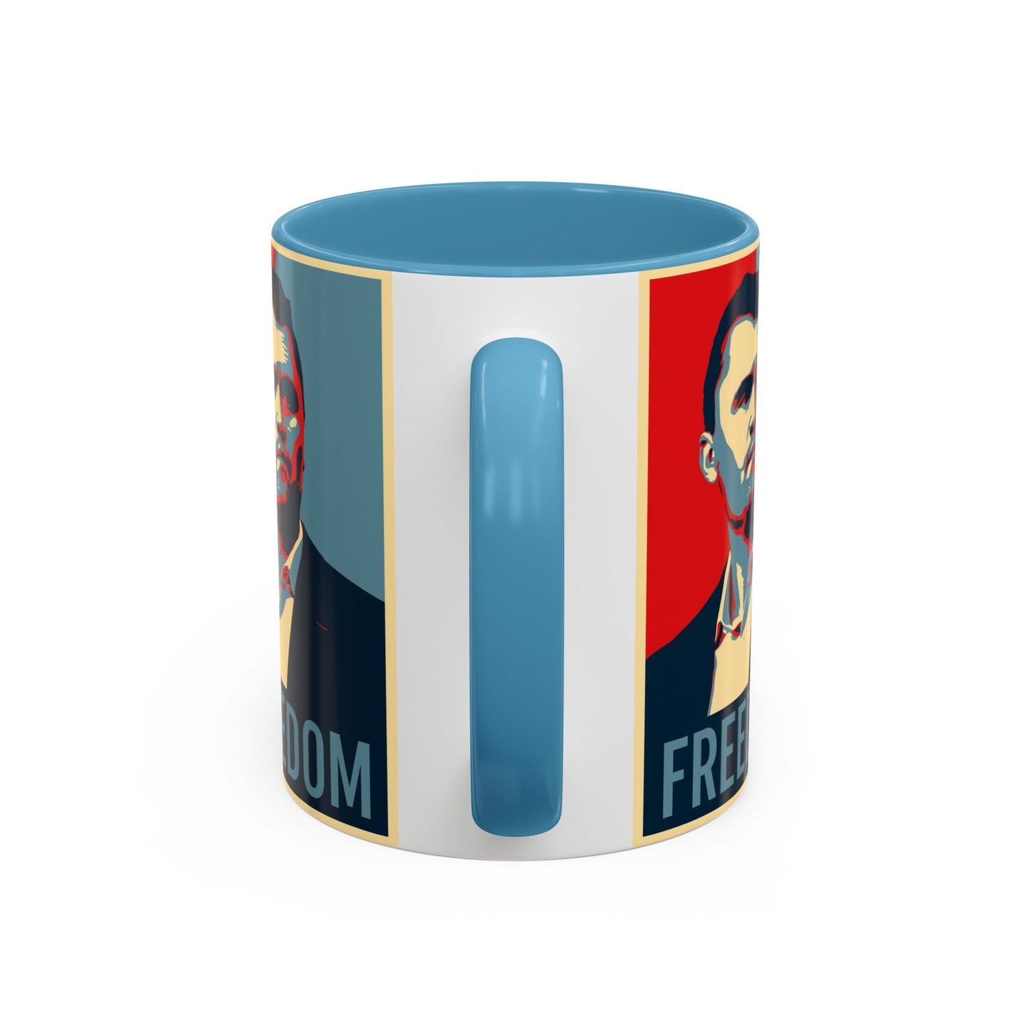 Charlie Kirk Hope Freedom Mug