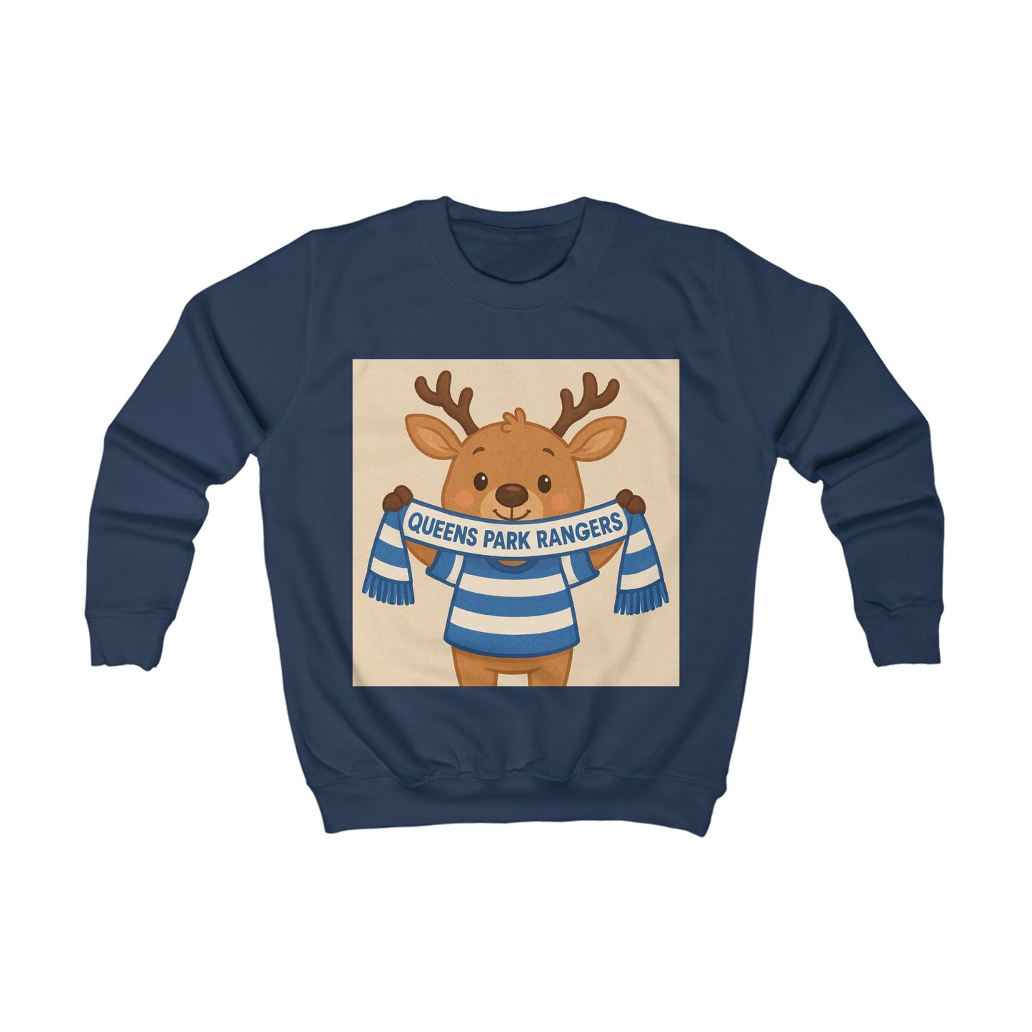 Children’s QPR Reindeer Christmas Jumper