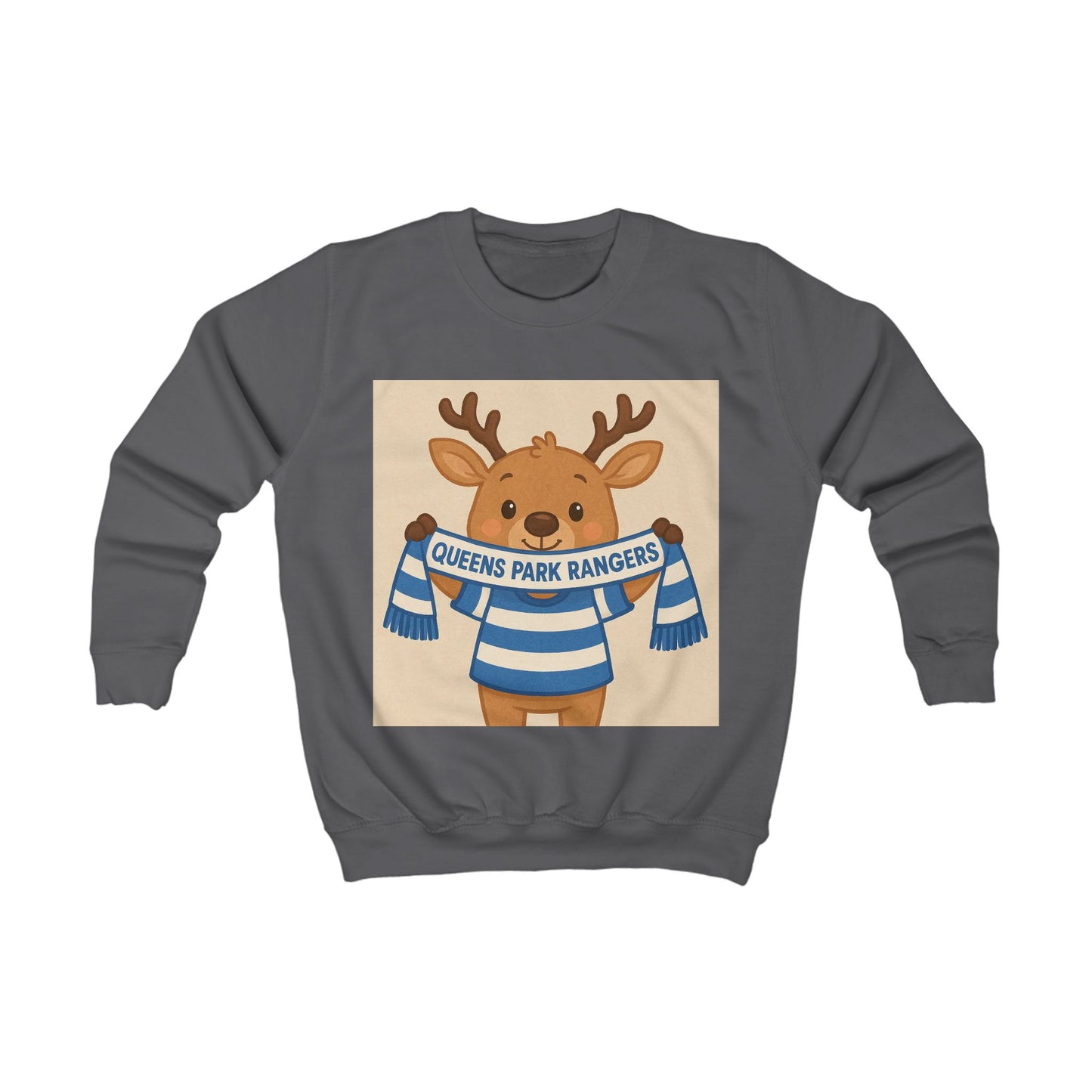 Children’s QPR Reindeer Christmas Jumper