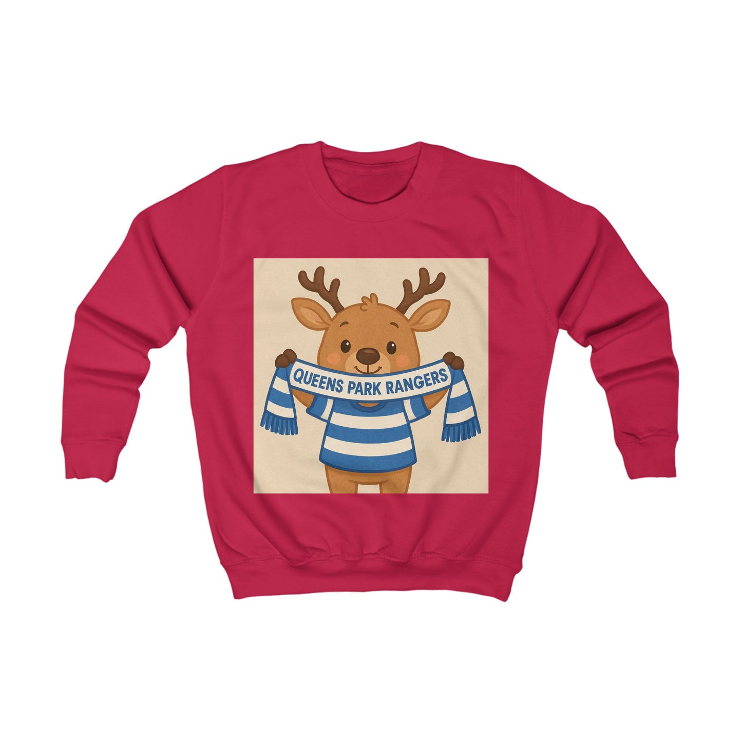 Children’s QPR Reindeer Christmas Jumper