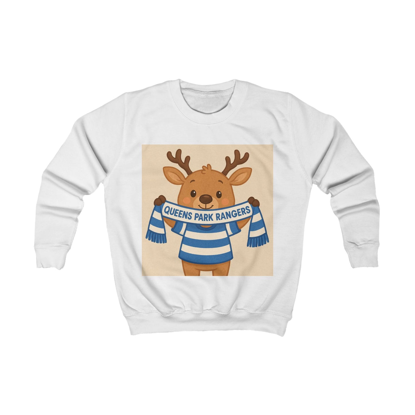 Children’s QPR Reindeer Christmas Jumper