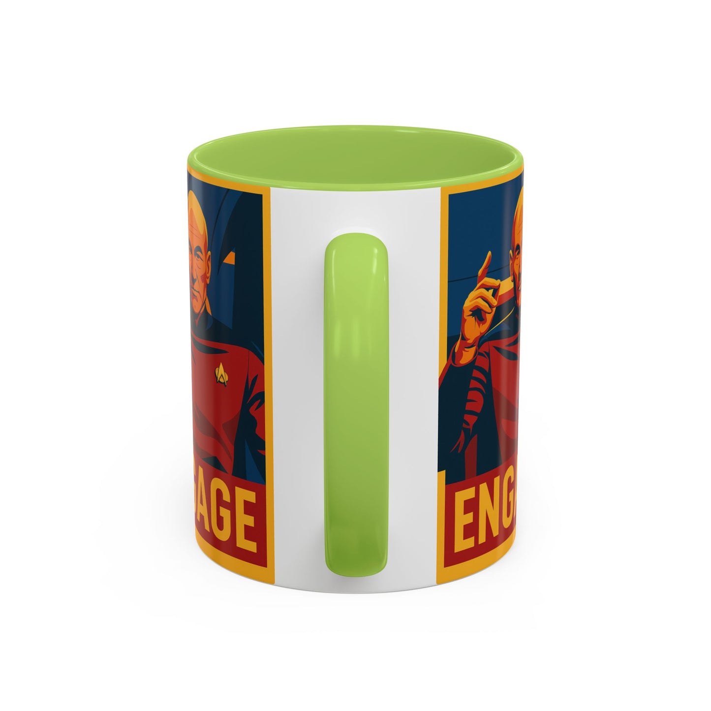 Captain Picard Engage Mug