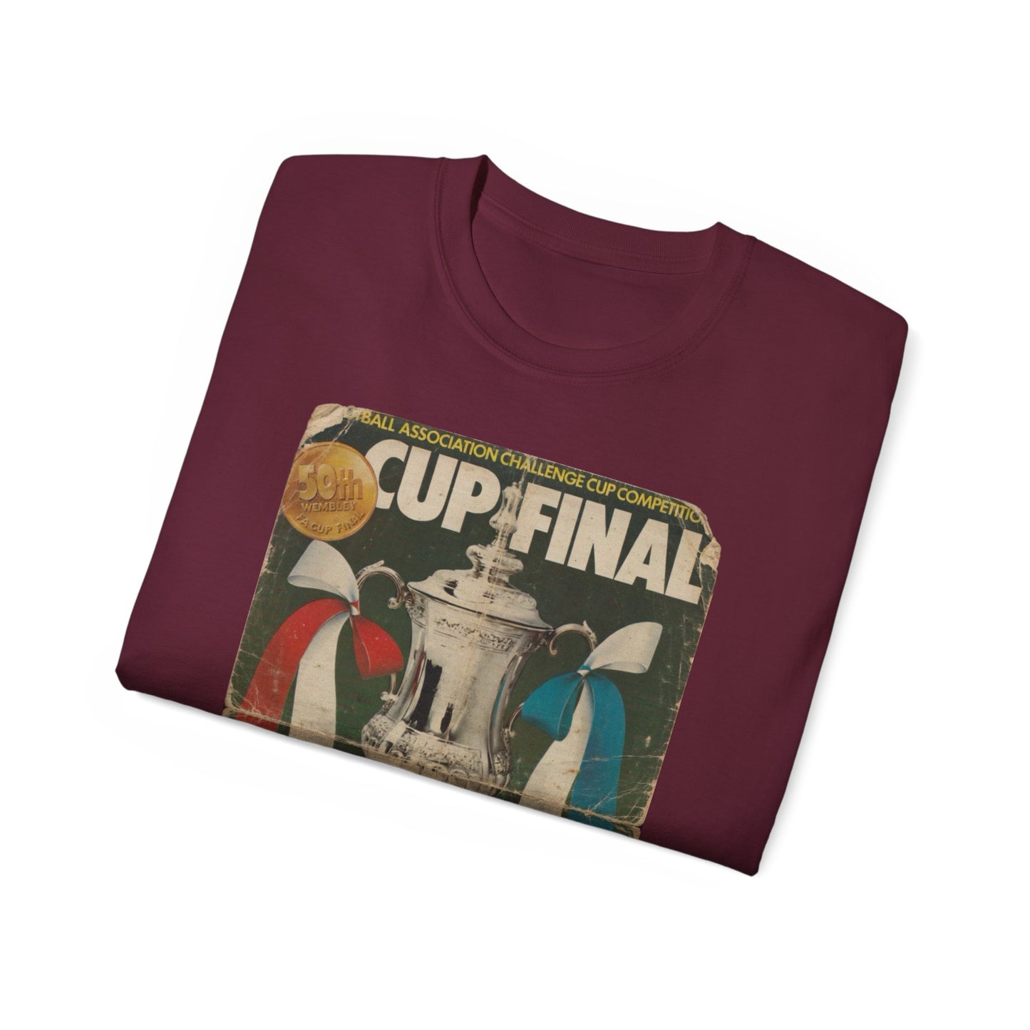 1978 FA Cup Final Programme Ipswich Town Arsenal Poster Unisex Ultra Cotton Tee