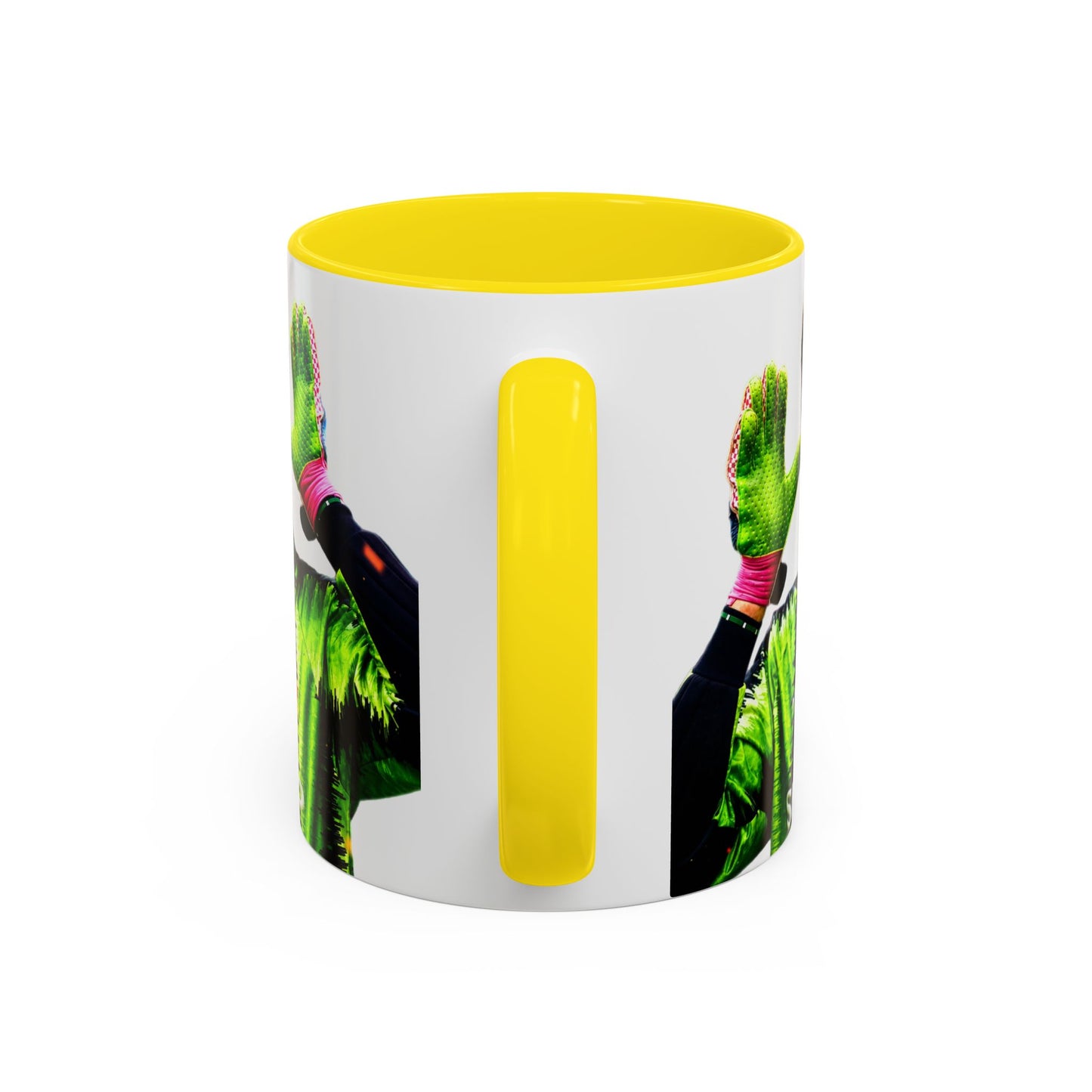 Les Sealey - Manchester United Accent Coffee Mug (11, 15oz)