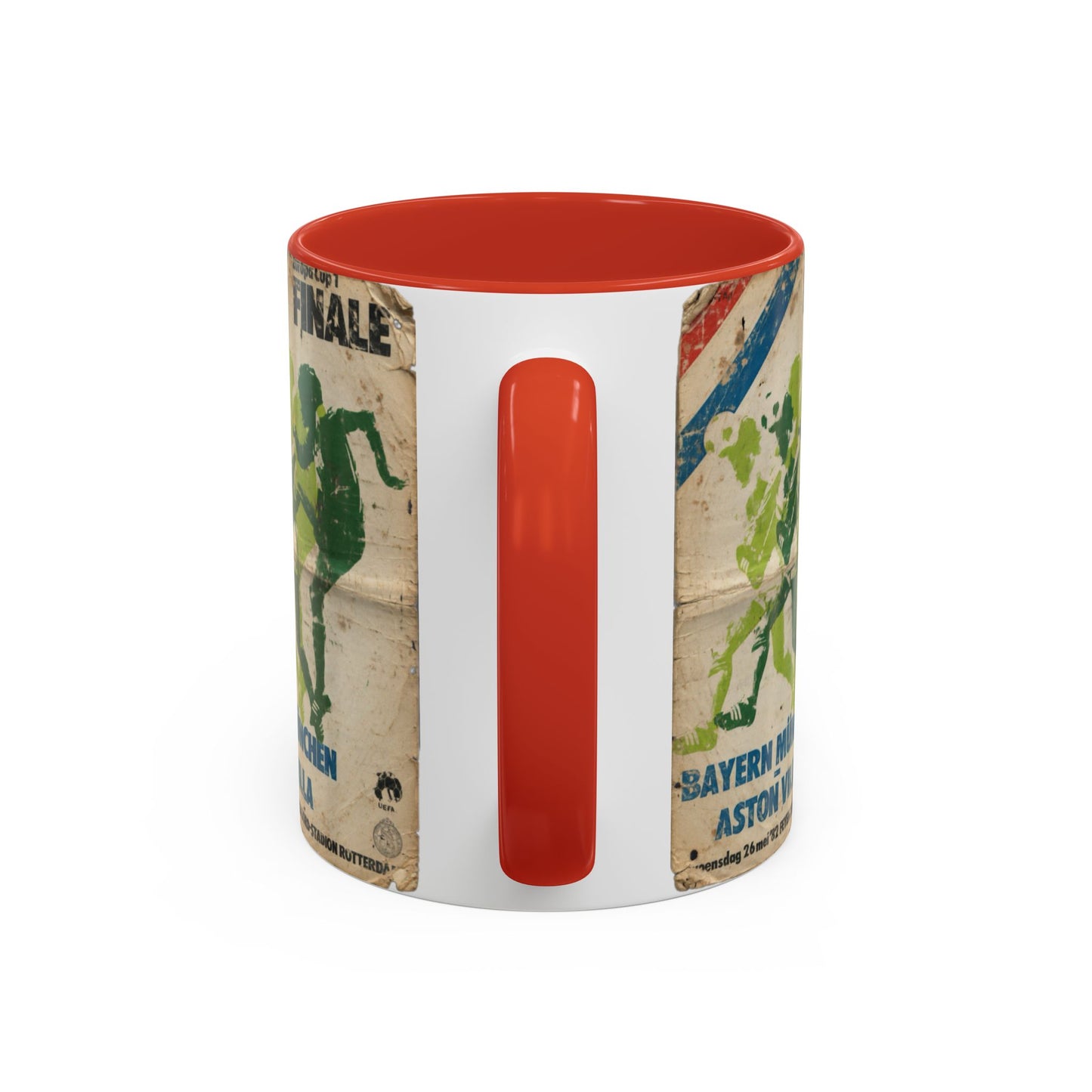 1982 European Cup Final Aston Villa Bayern Munich Poster Coffee Mug (11, 15oz)
