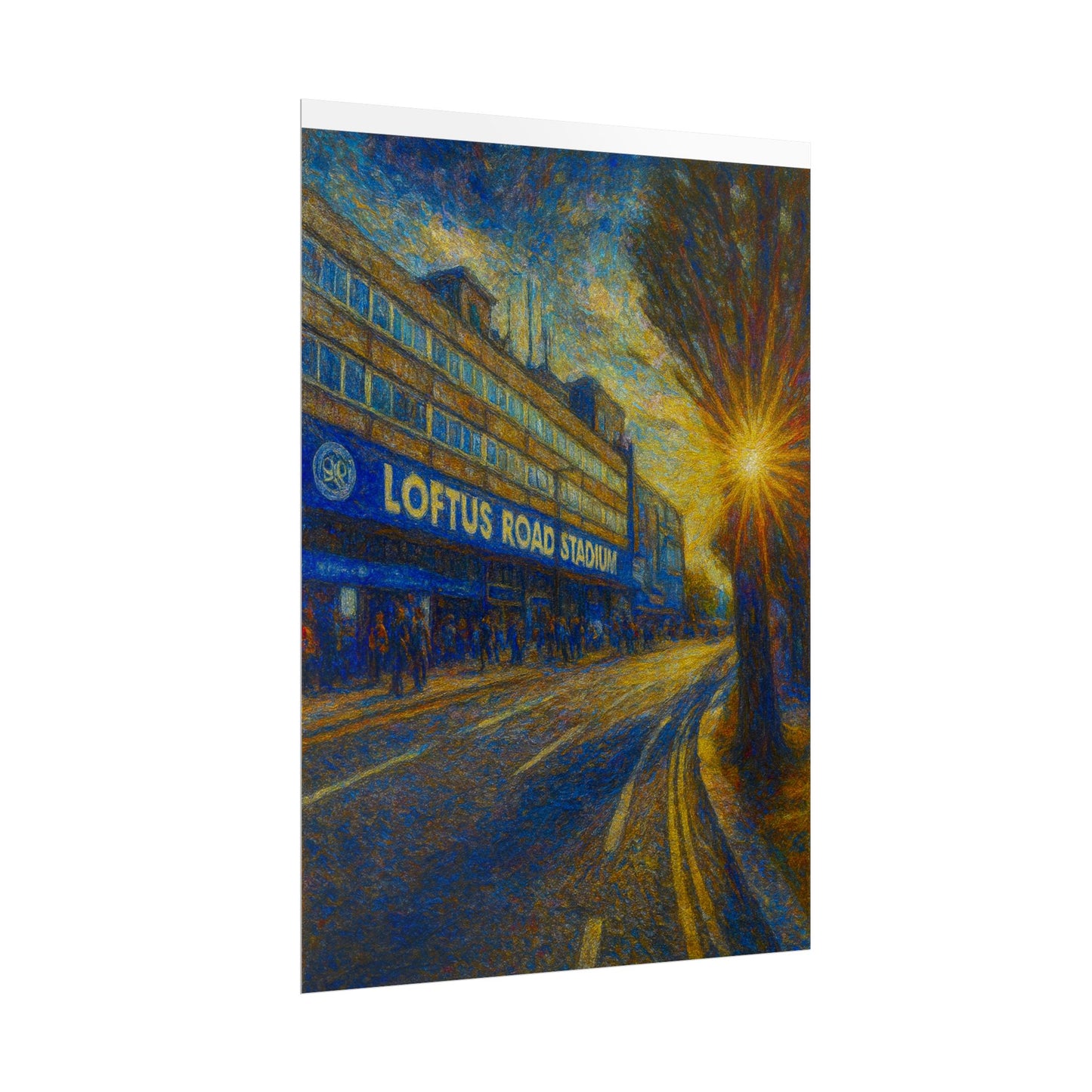 Queens Park Rangers Loftus Road Stadium Rolled Poster