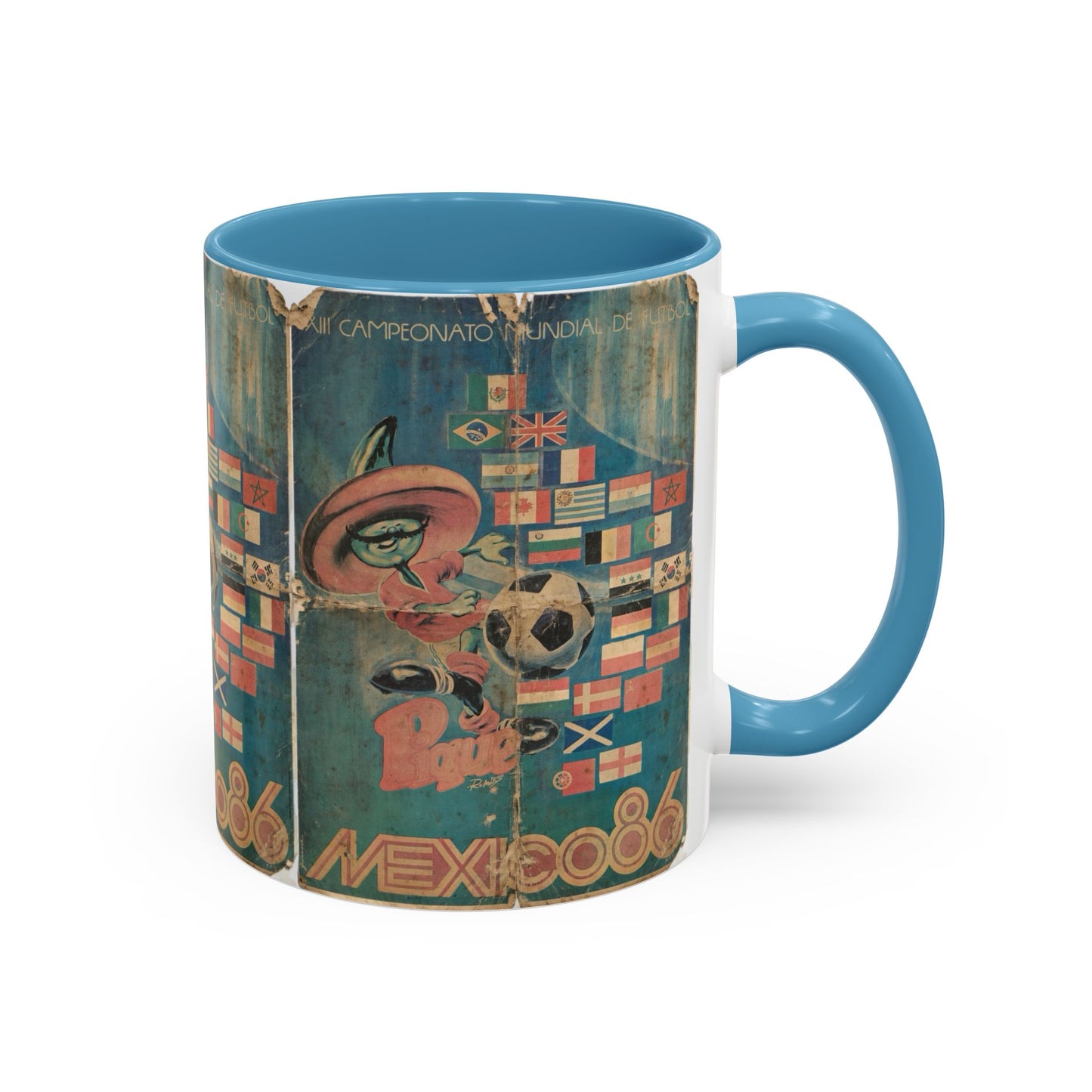 Mexico 86 Poster Pique Kick Coffee Mug (11, 15oz)