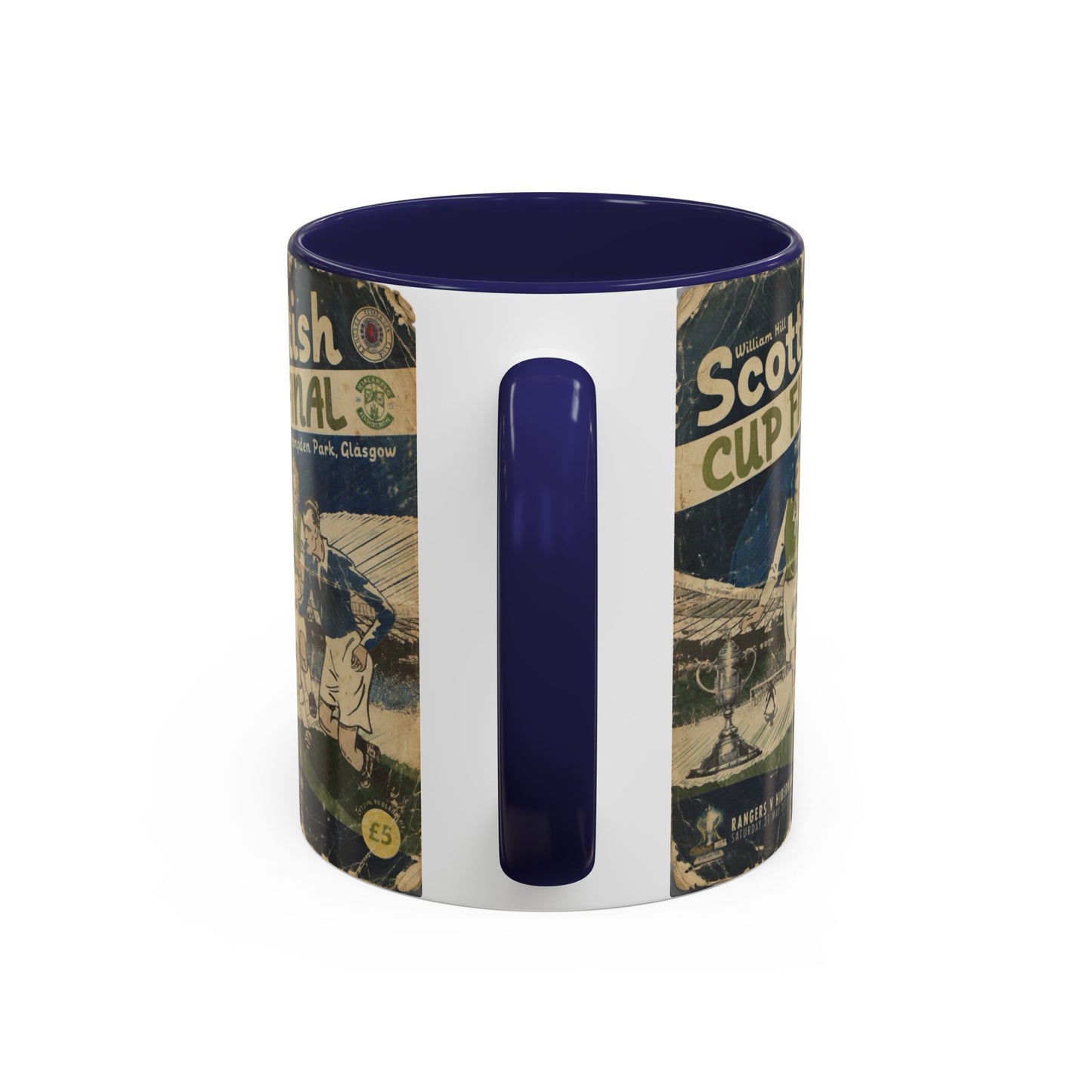 2016 Scottish Challenge Cup Final Hibernian Rangers Programme Poster Accent Coffee Mug (11, 15oz)