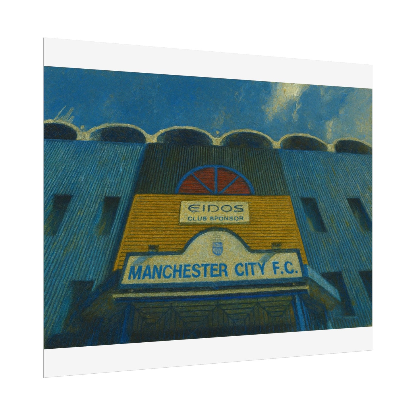 Manchester City F.C. Maine Road Rolled Poster