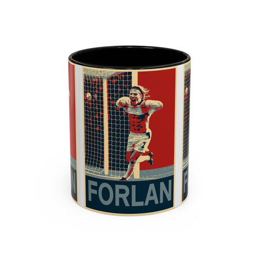Diego Forlan Liverpool Goal Celebration Mug - Manchester United