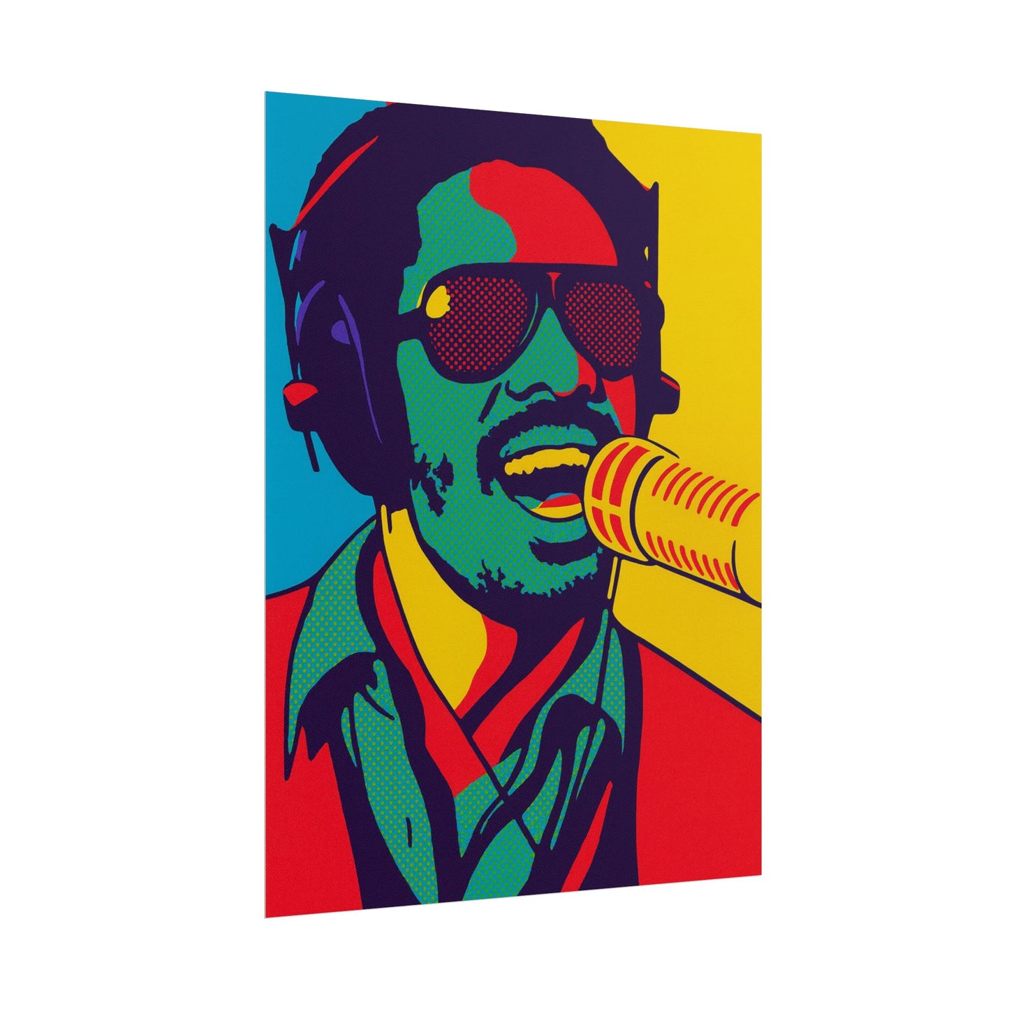 Stevie Wonder Pop Art Poster